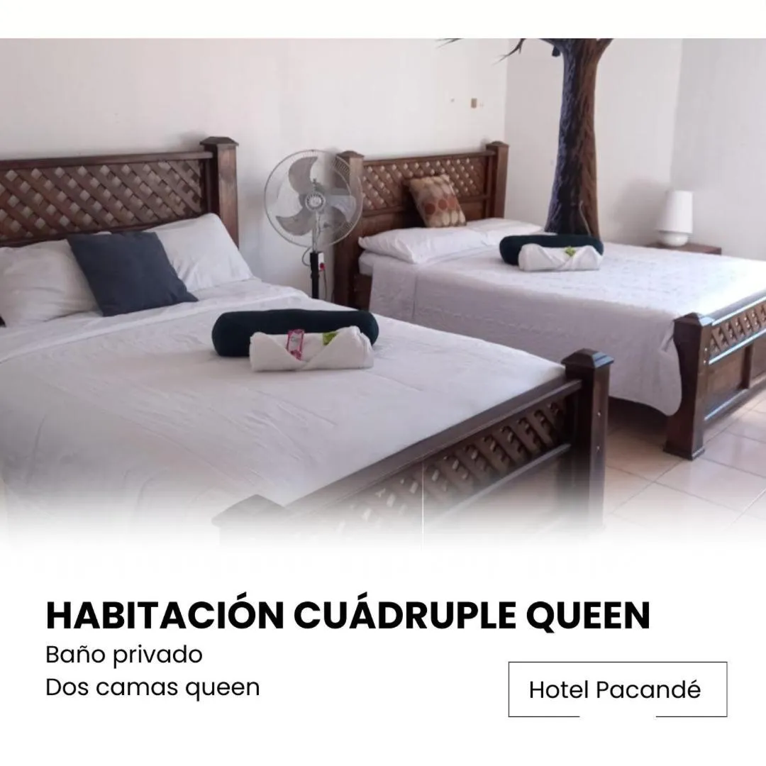 Bed in Hotel Pacande B&B