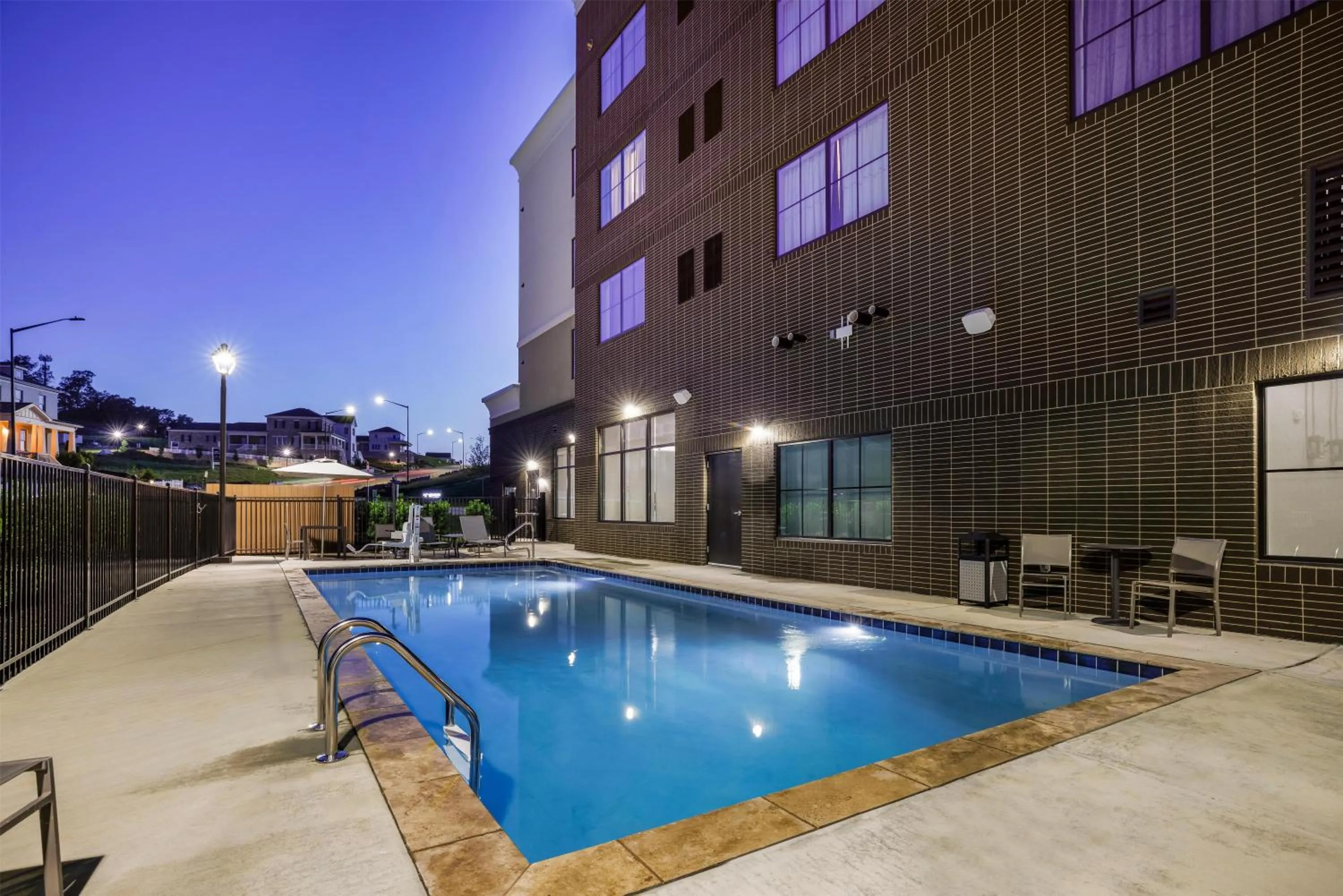 Pool view in Homewood Suites By Hilton Madison Huntsville