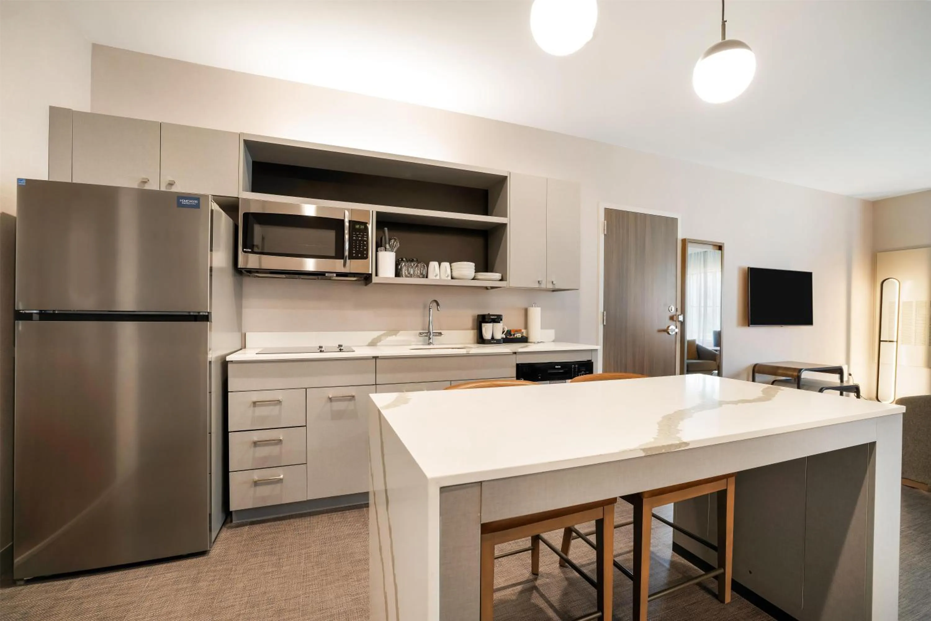 Kitchen or kitchenette in Homewood Suites By Hilton Madison Huntsville