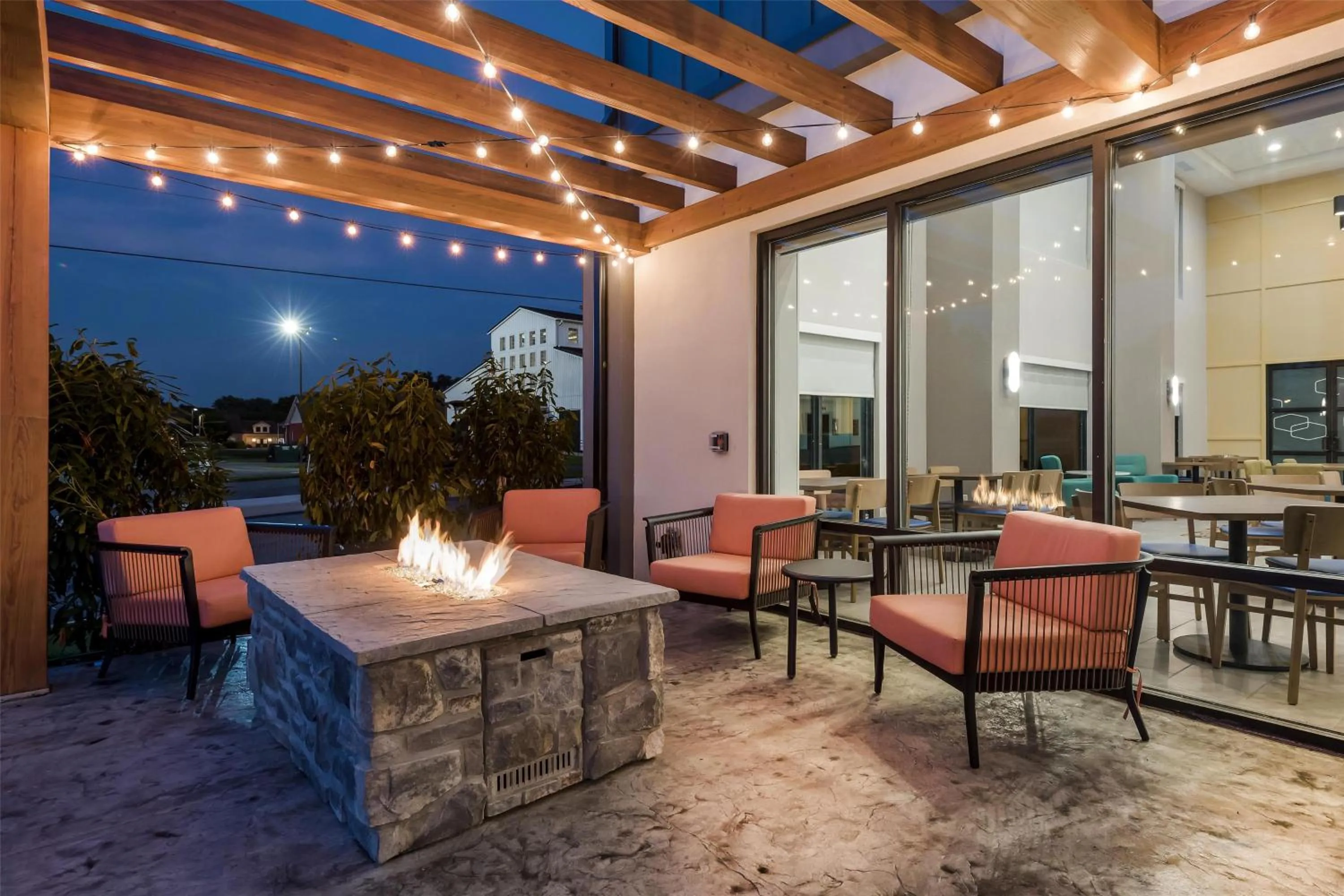 Patio in Hampton Inn & Suites Intercourse, Pa