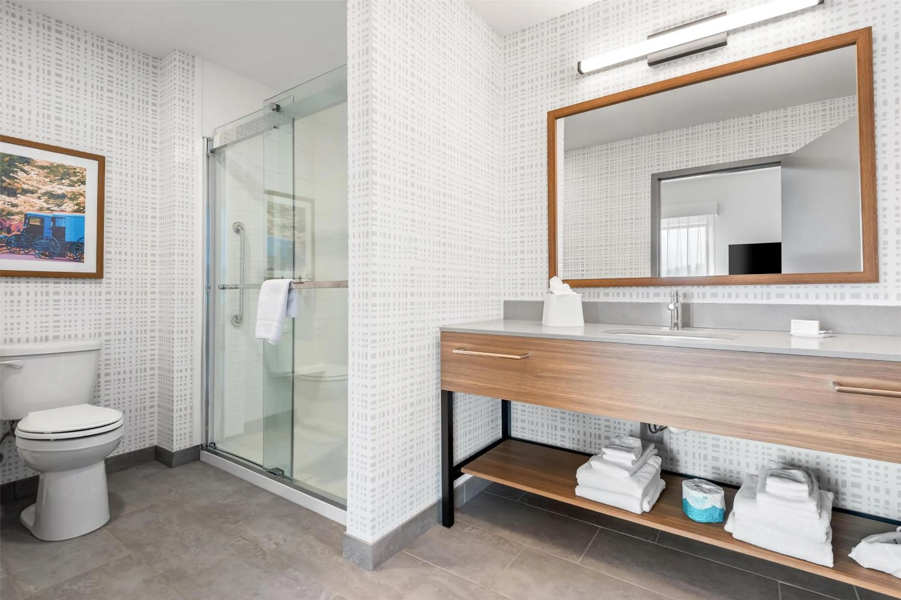 Bathroom in Hampton Inn & Suites Intercourse, Pa