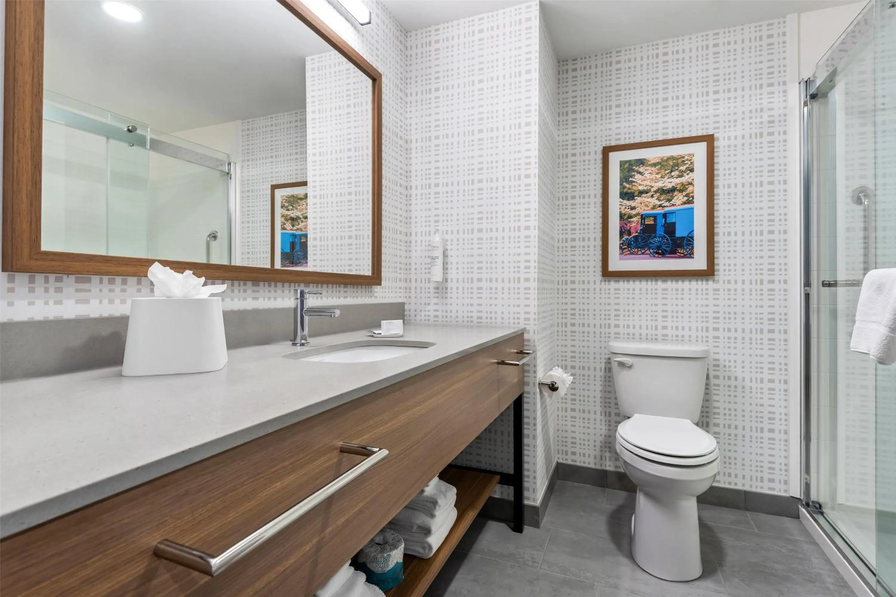 Bathroom in Hampton Inn & Suites Intercourse, Pa