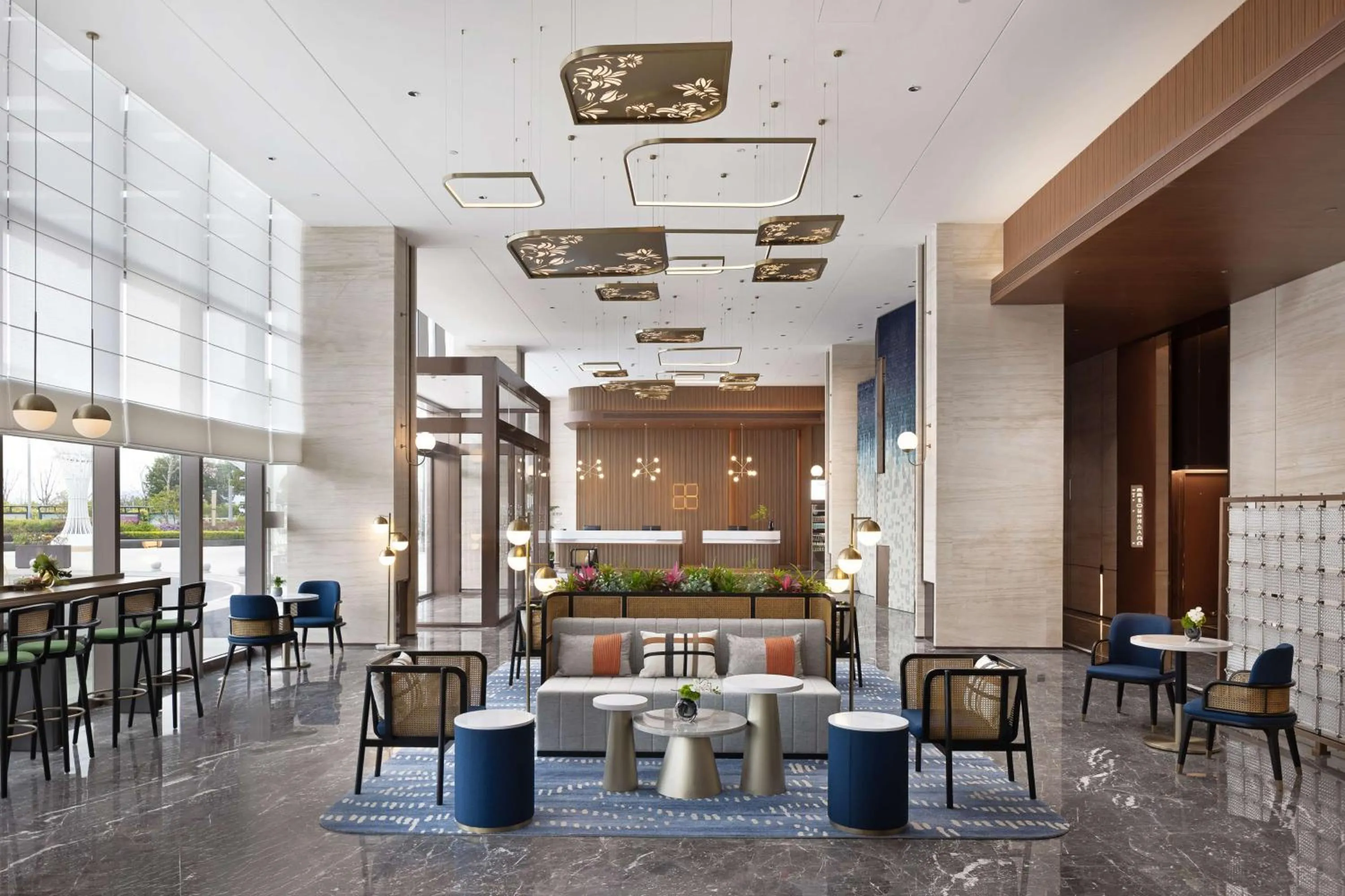 Lobby or reception in Hilton Garden Inn Shanwei Haibin Boulevard