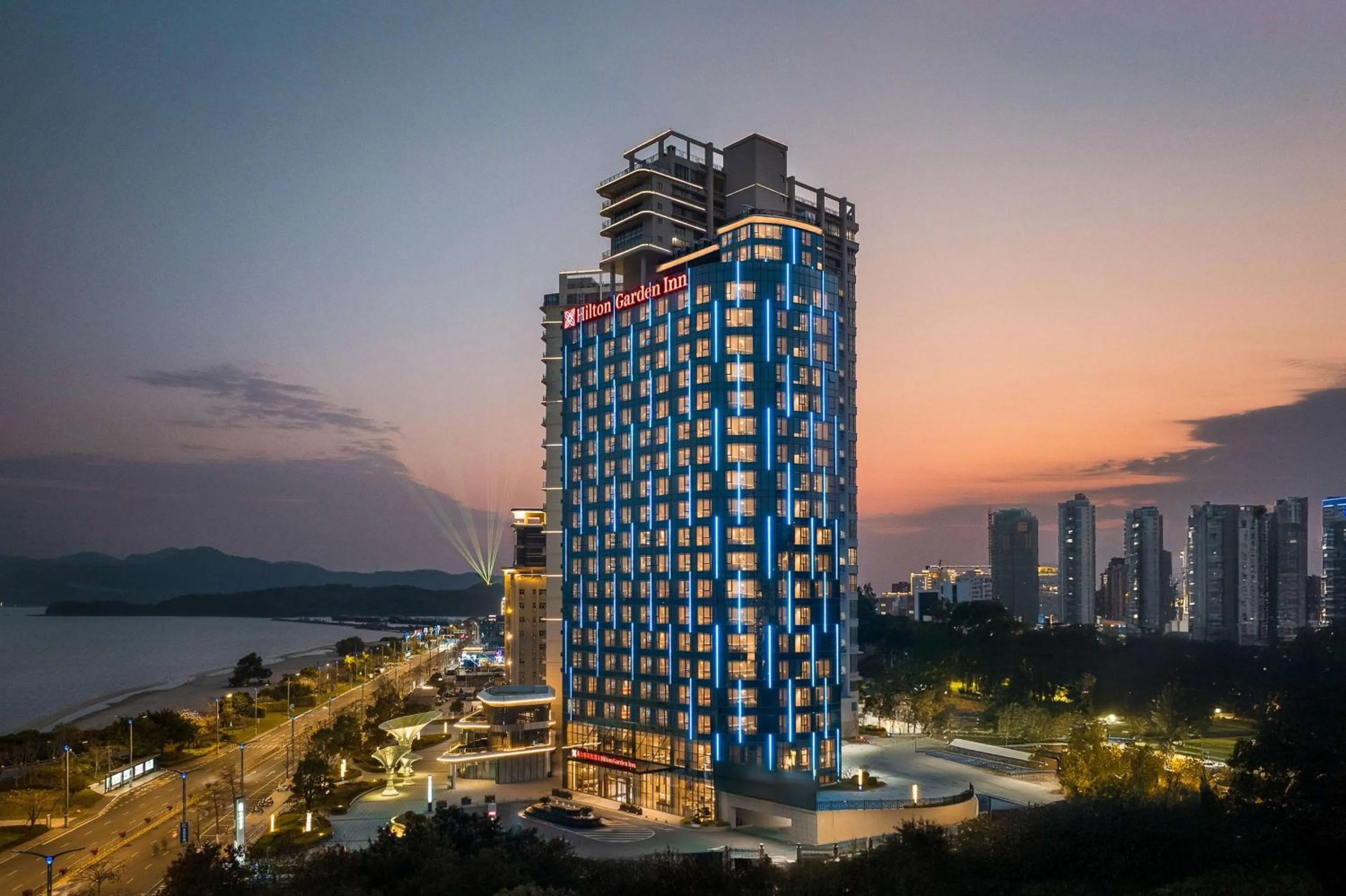 Property building in Hilton Garden Inn Shanwei Haibin Boulevard