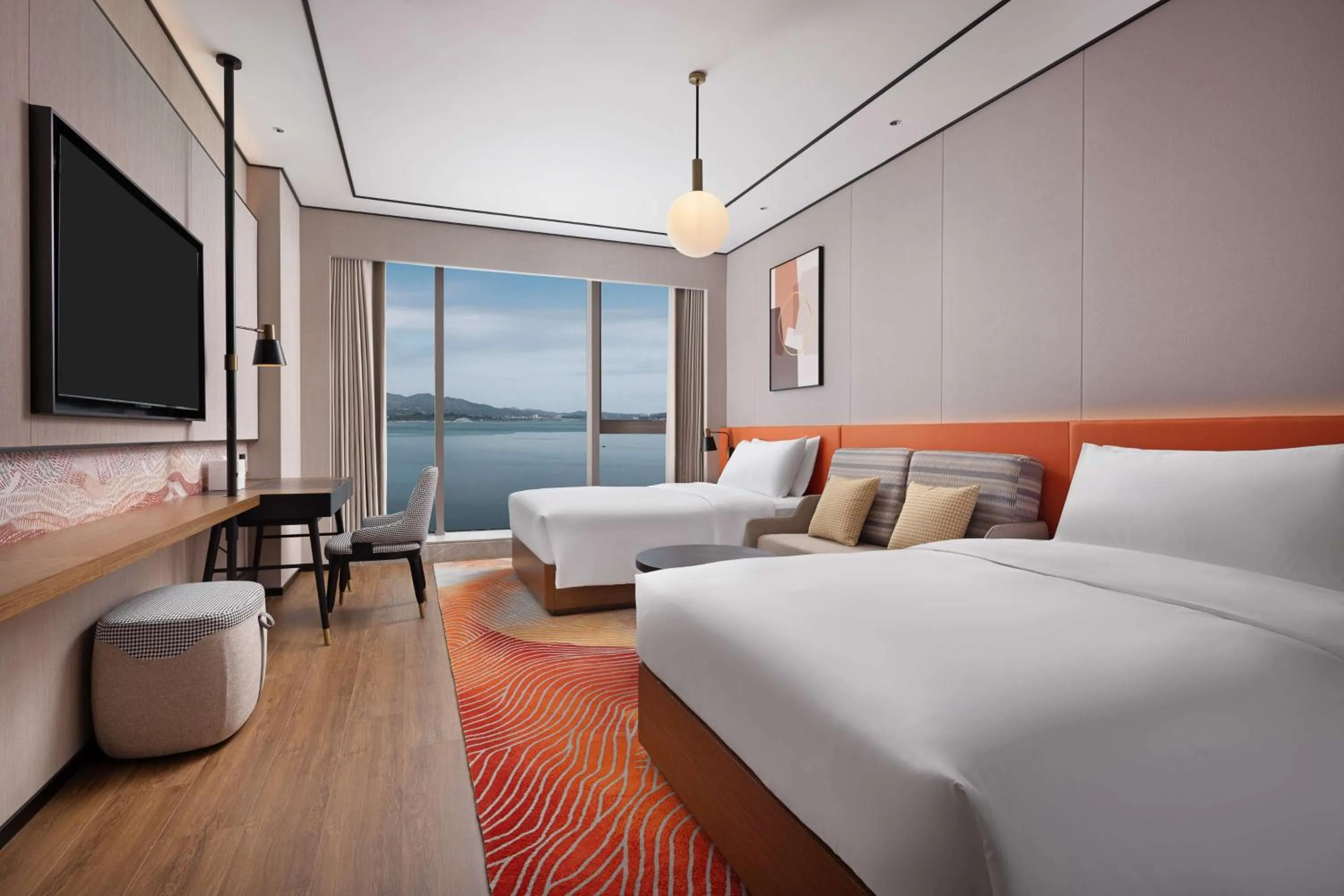Bed in Hilton Garden Inn Shanwei Haibin Boulevard