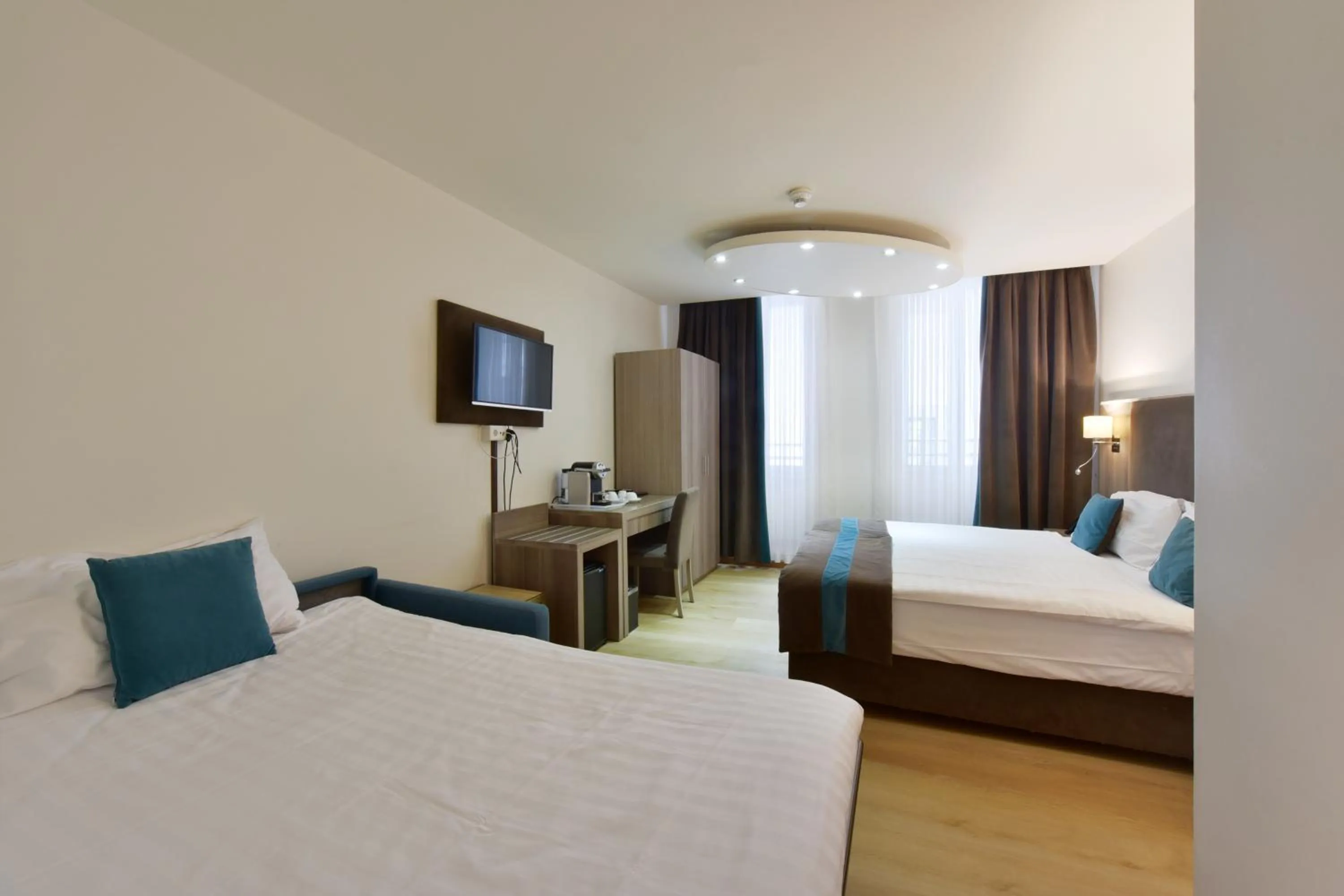 Bed in Hotel Rousseau