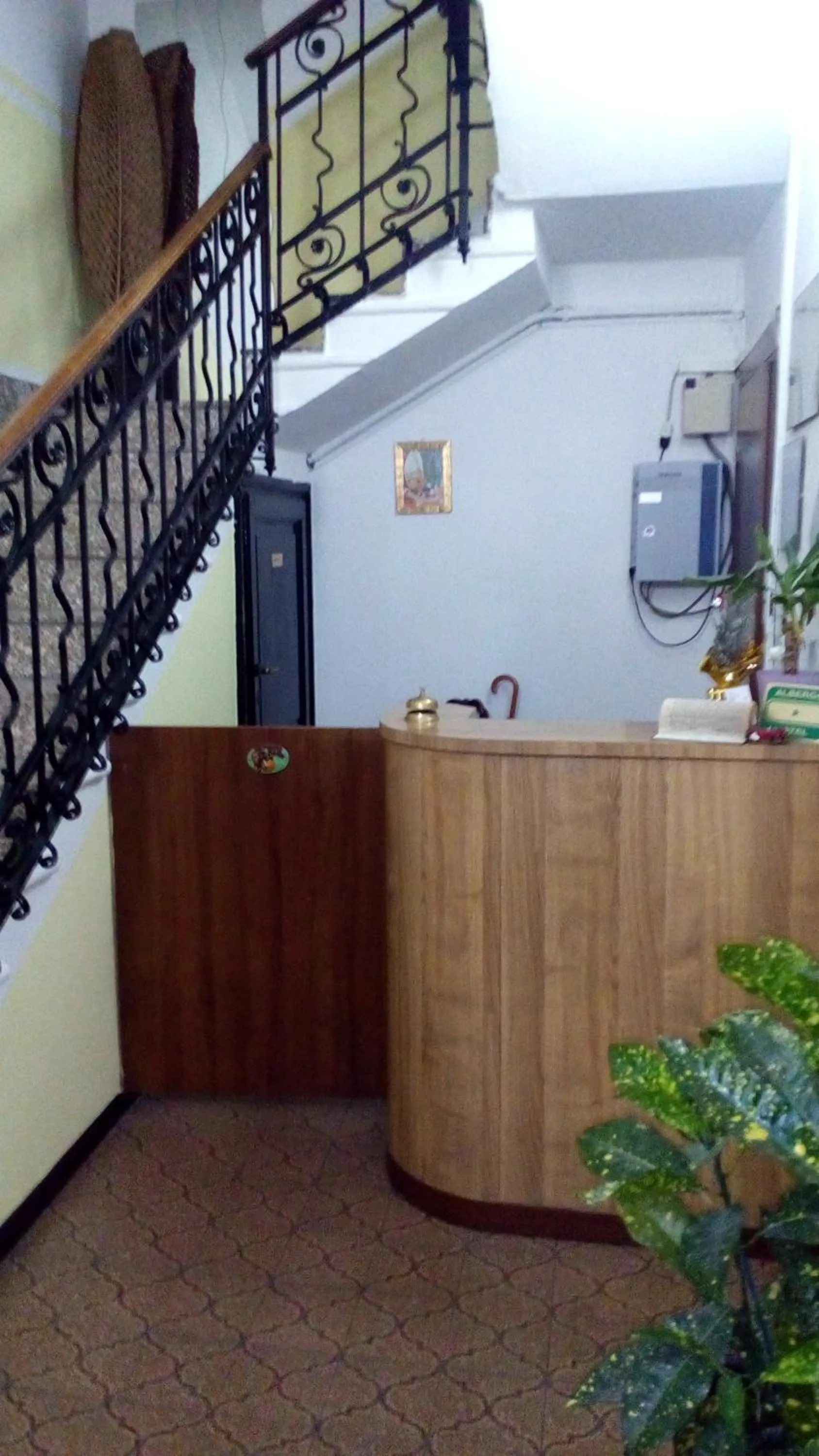 Lobby or reception in Hotel Tirreno