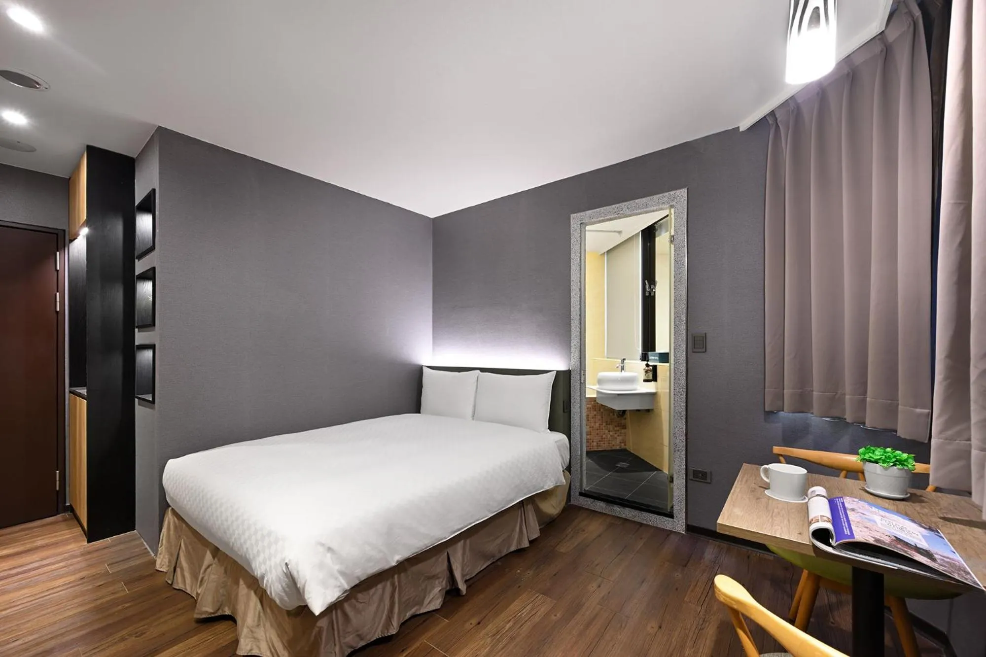 Bed in 綺樂文旅 康定館 Le Room Hotel Kangding