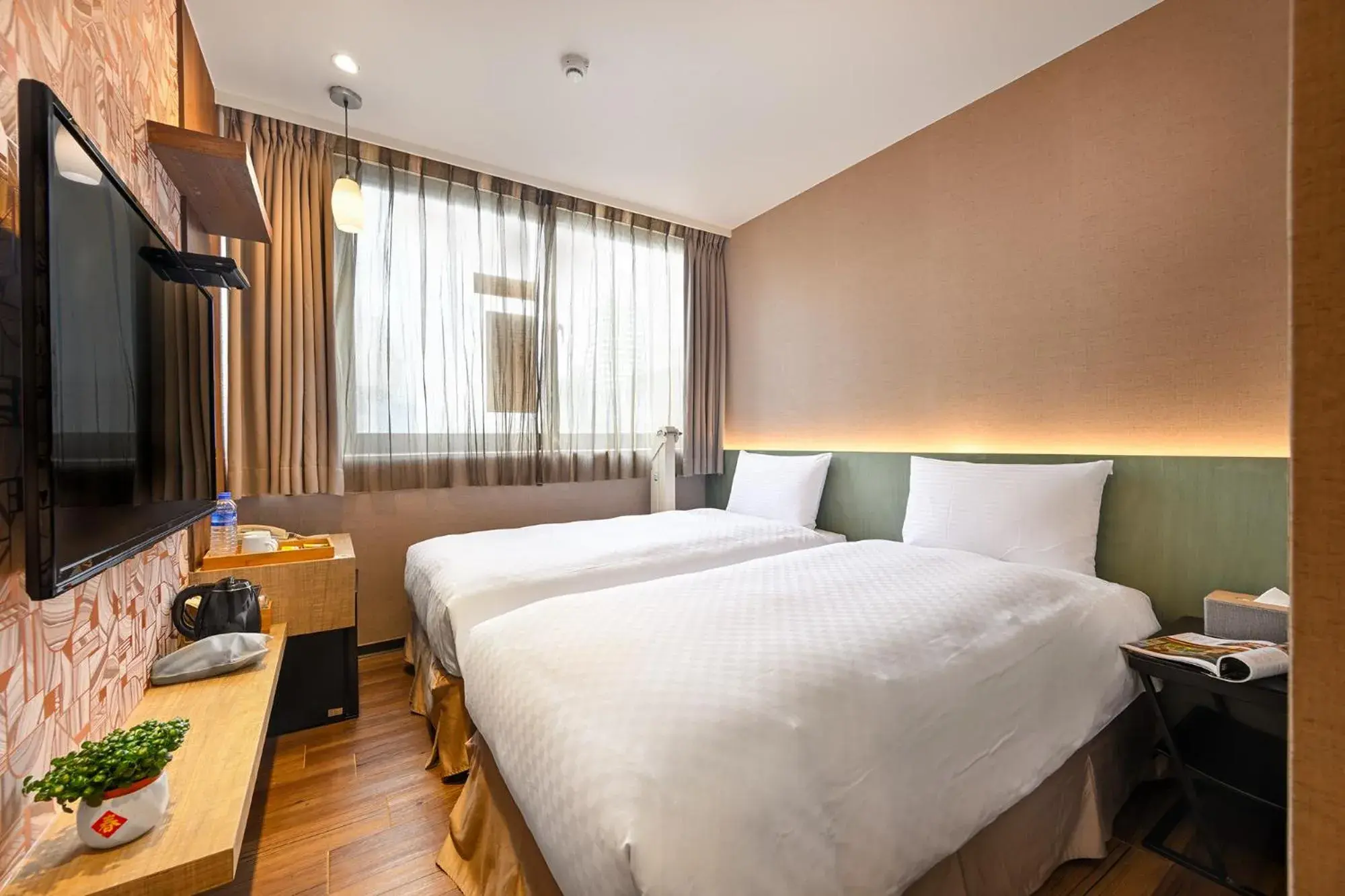 Deluxe Twin Room in 綺樂文旅 康定館 Le Room Hotel Kangding Deluxe Twin Room in 綺樂文旅 康定館 Le Room Hotel Kangding