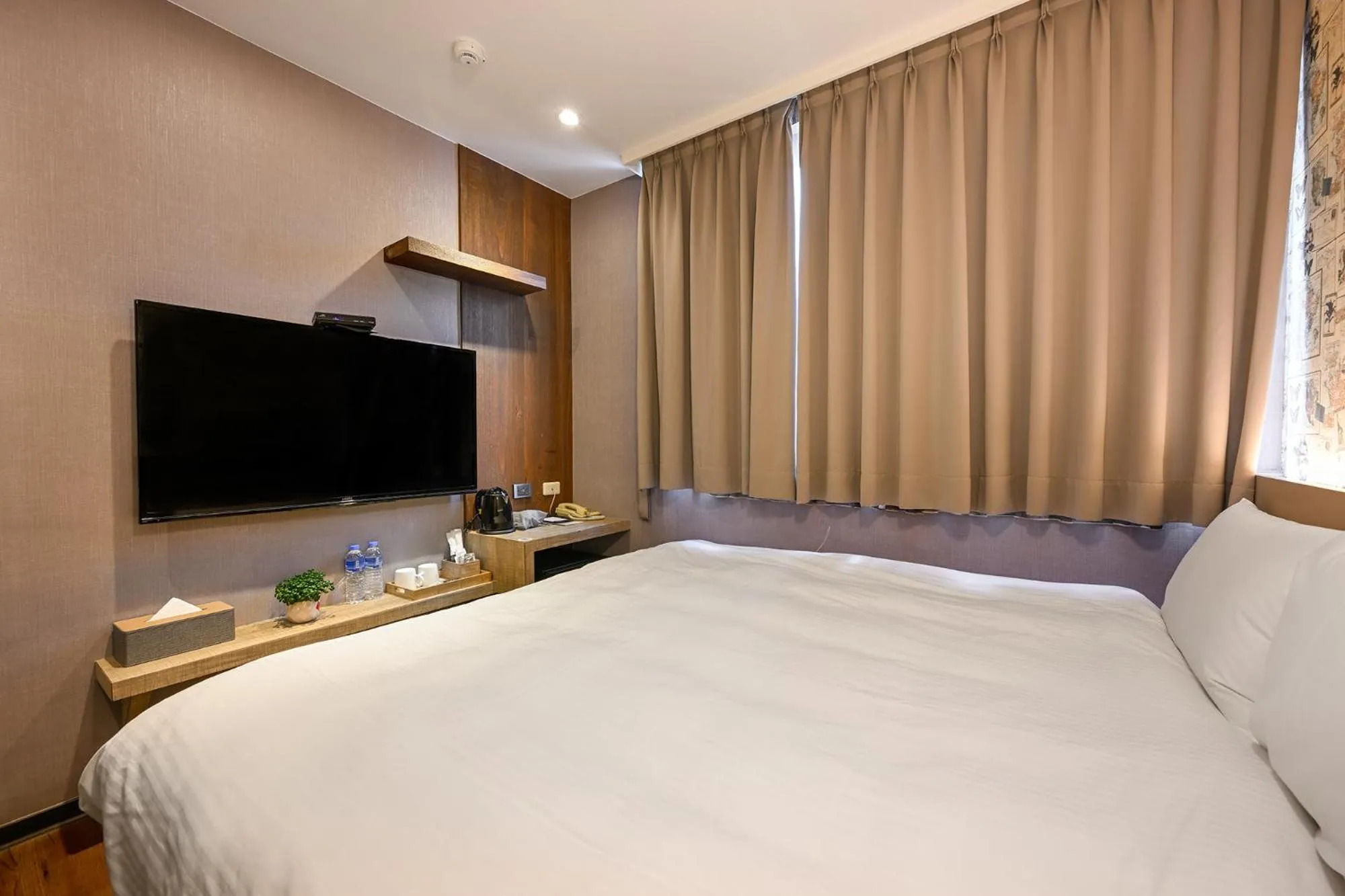 Bed in 綺樂文旅 康定館 Le Room Hotel Kangding