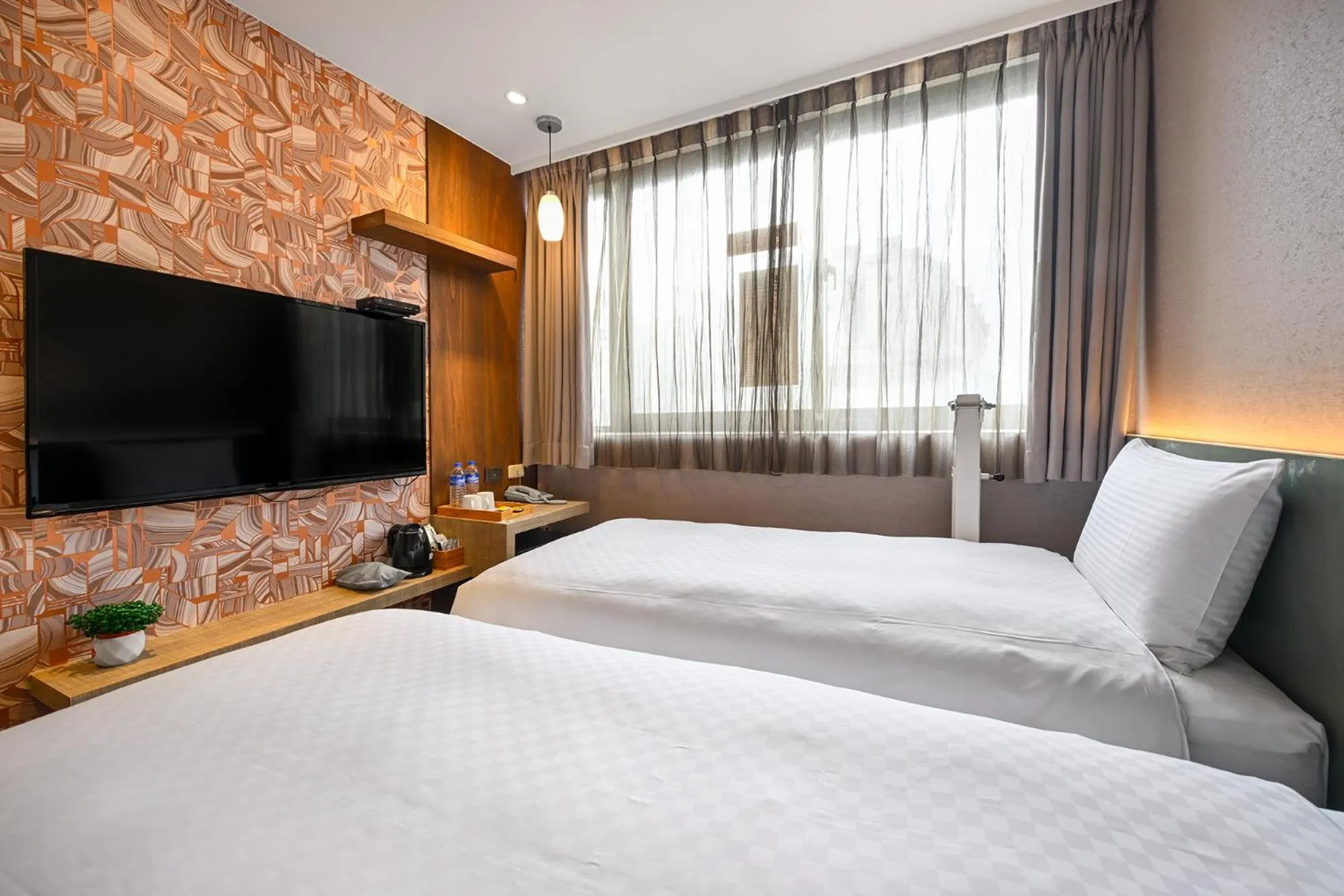 Bed in 綺樂文旅 康定館 Le Room Hotel Kangding