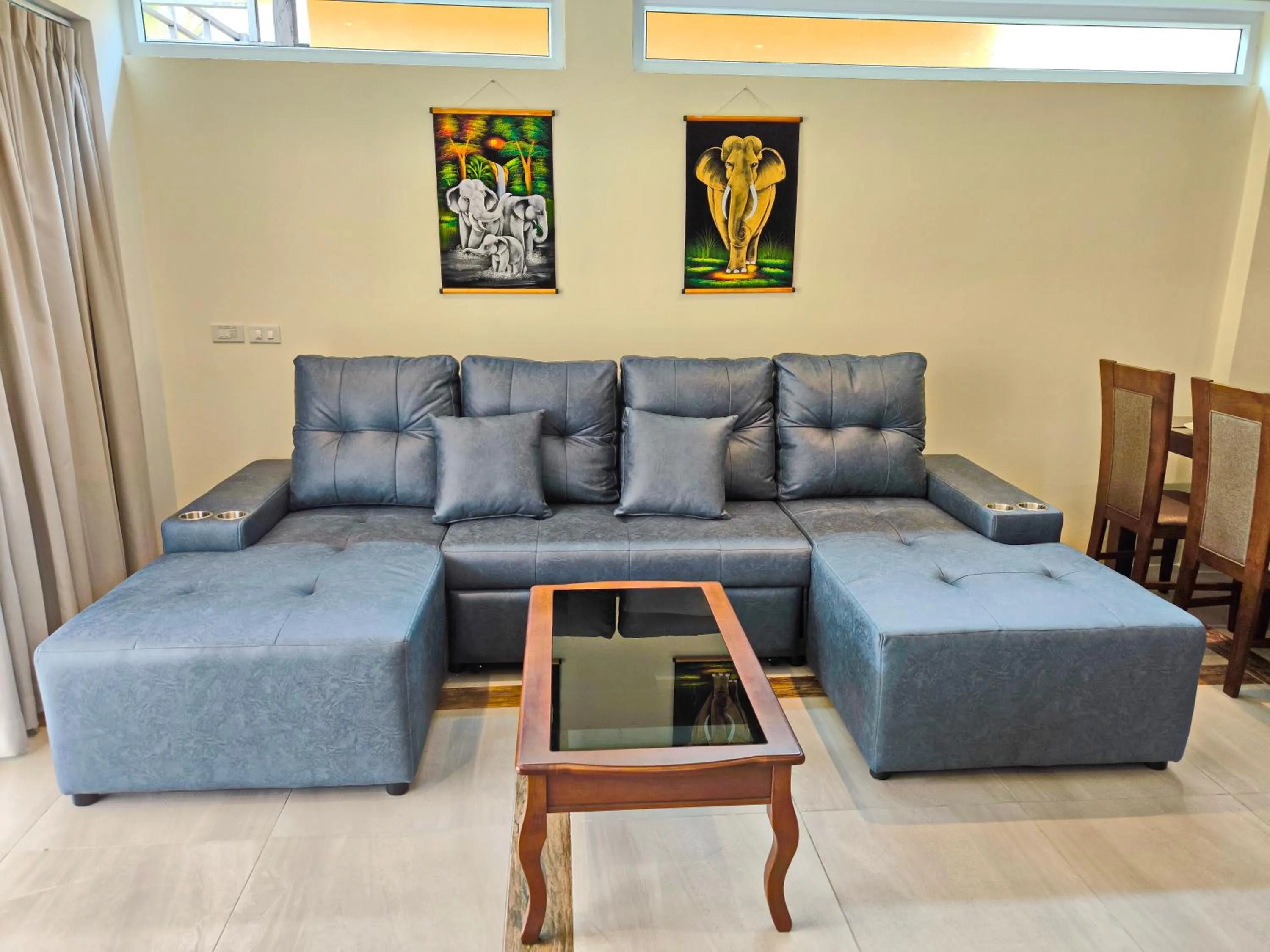 Living room in Siam Royal View Resort Apartments