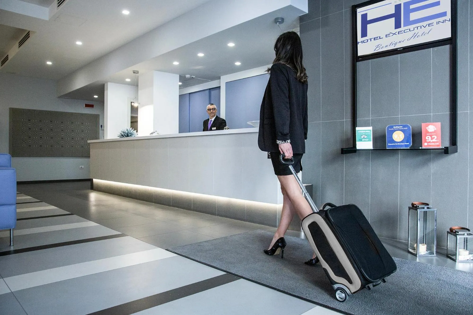 Staff in Executive Inn Boutique Hotel