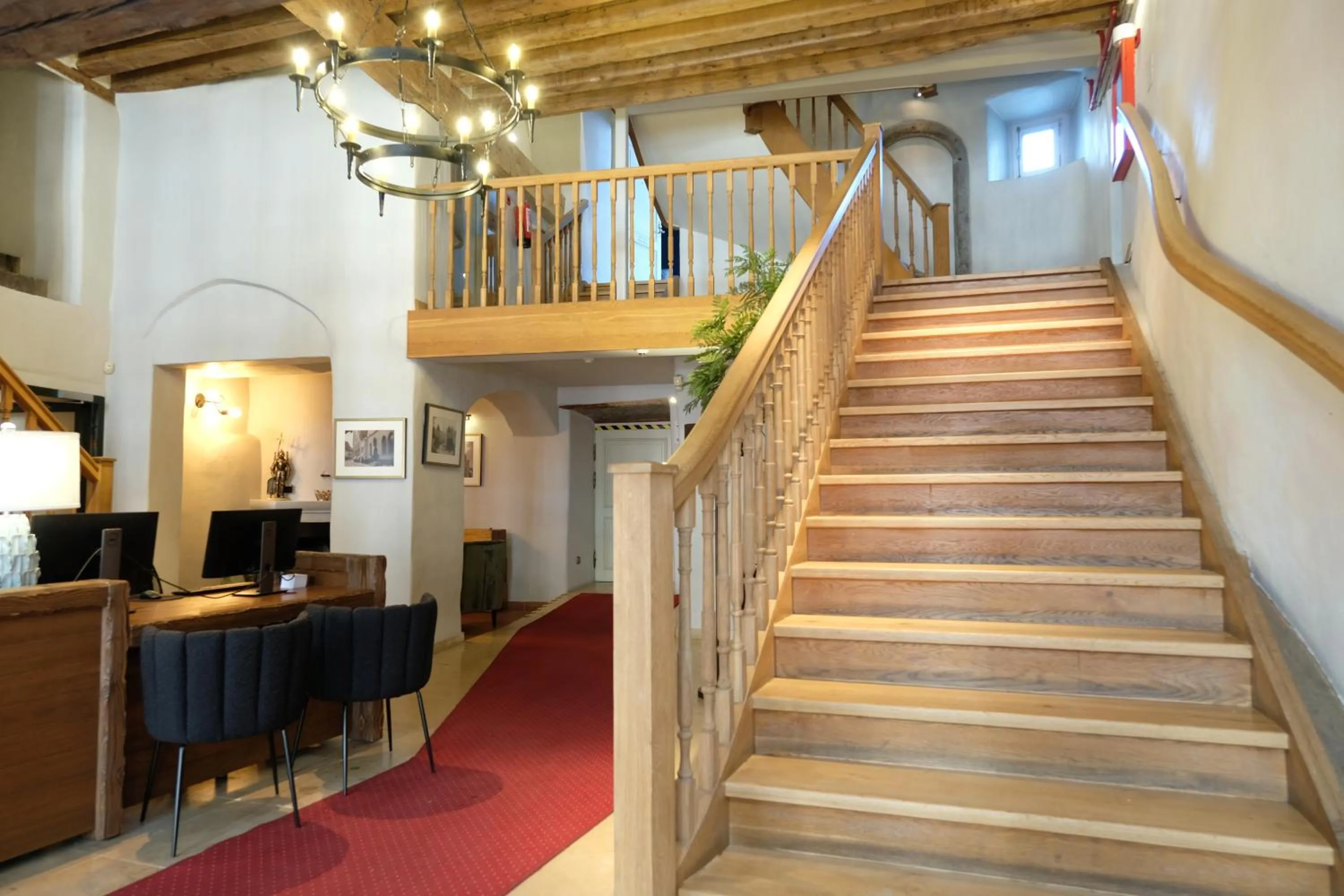 Lobby or reception in The Three Sisters Hotel