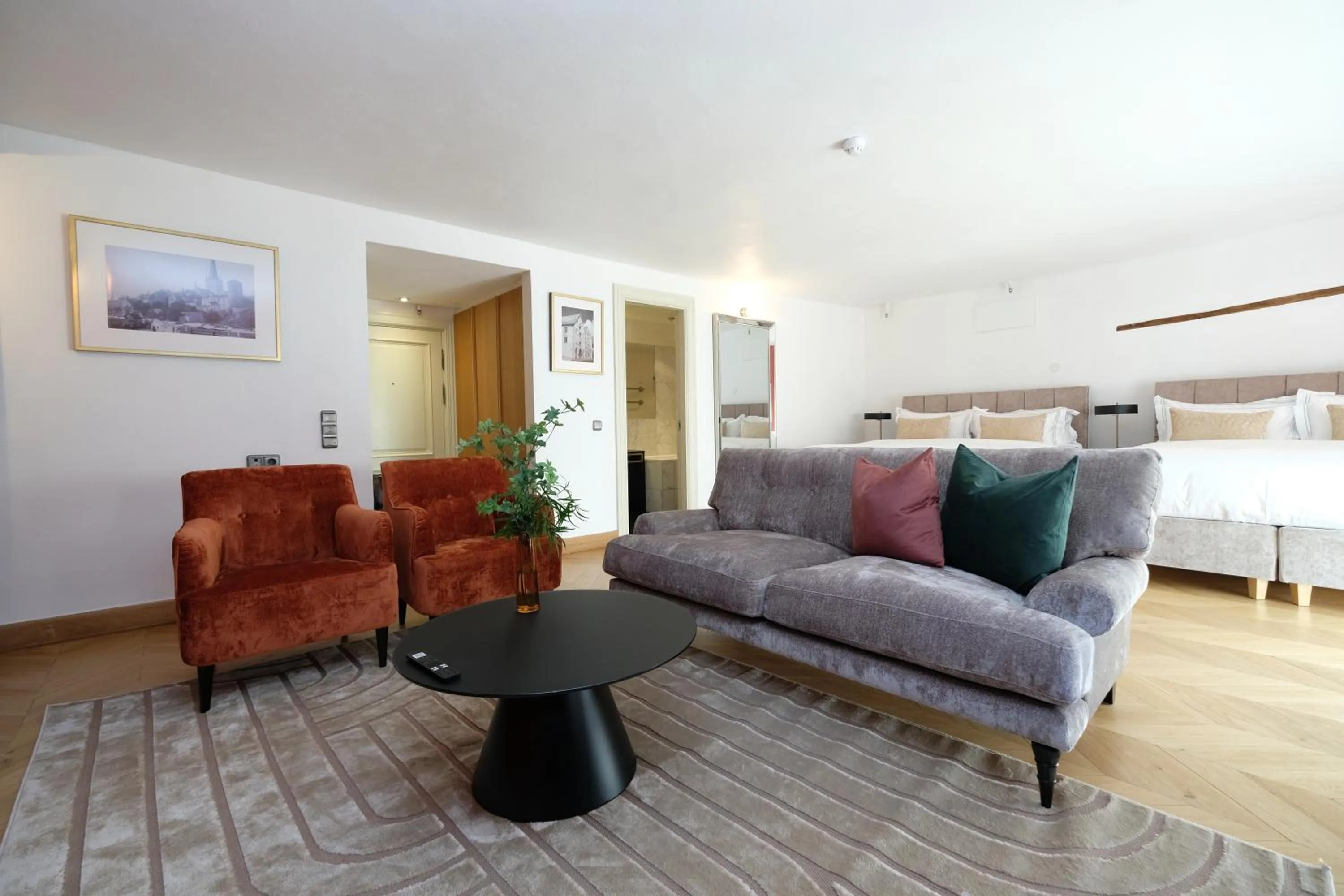 Bed in The Three Sisters Hotel