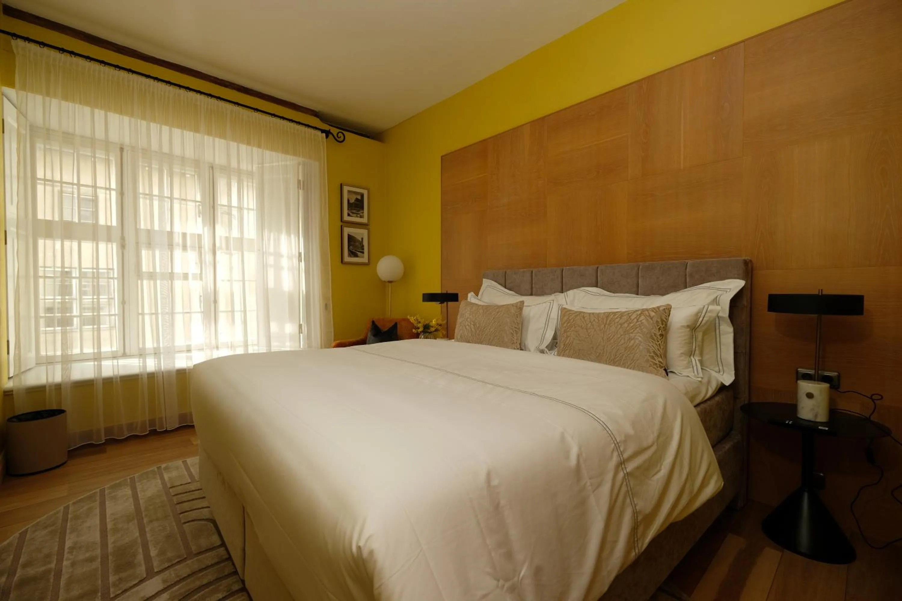 Bed in The Three Sisters Hotel