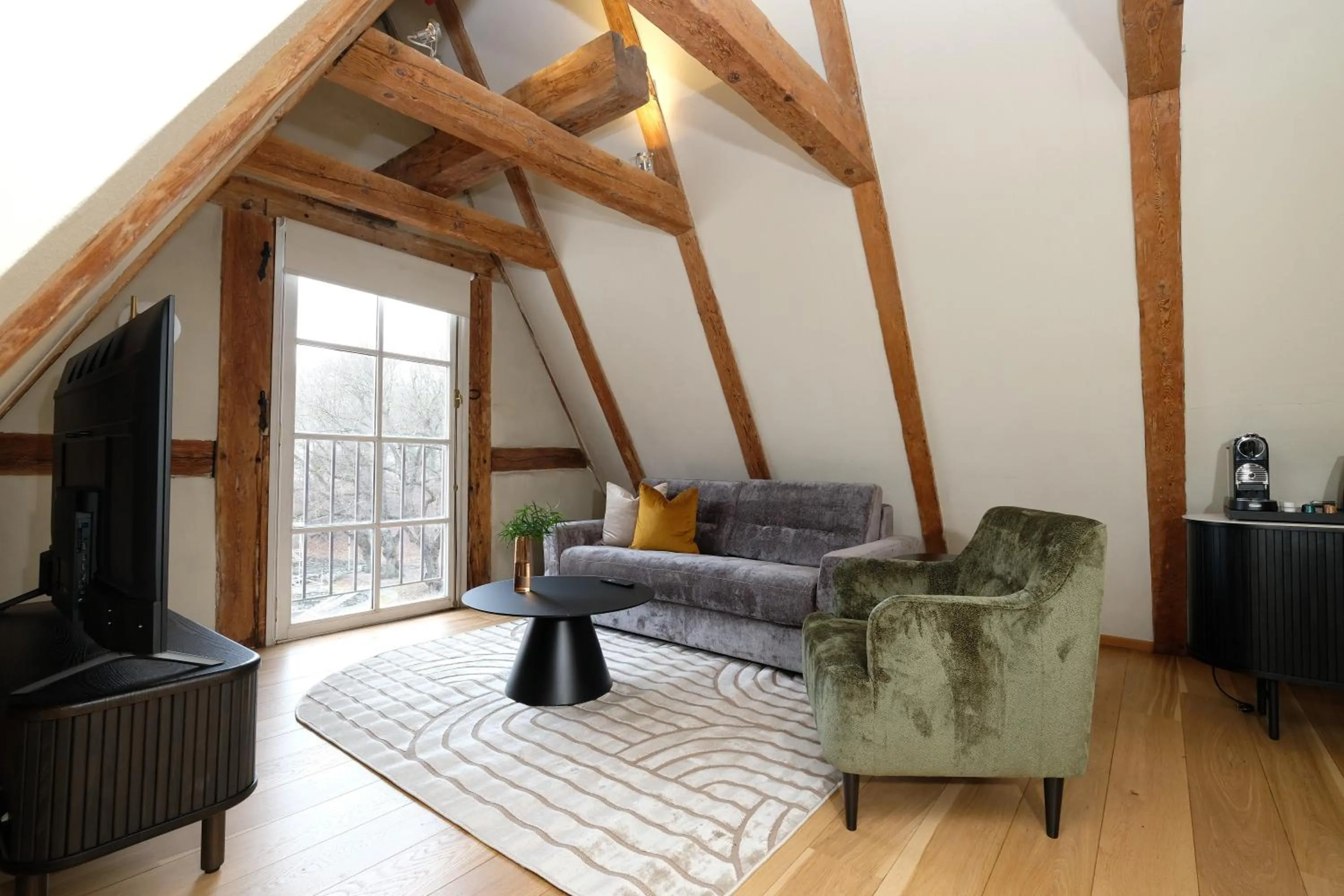 Living room in The Three Sisters Hotel