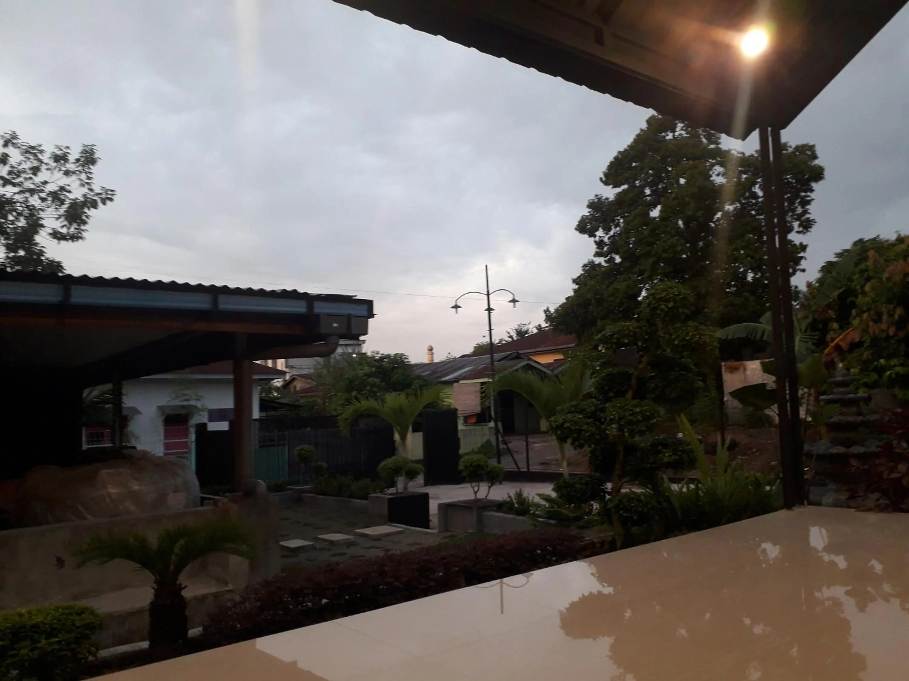 Garden view in Ahza syariah