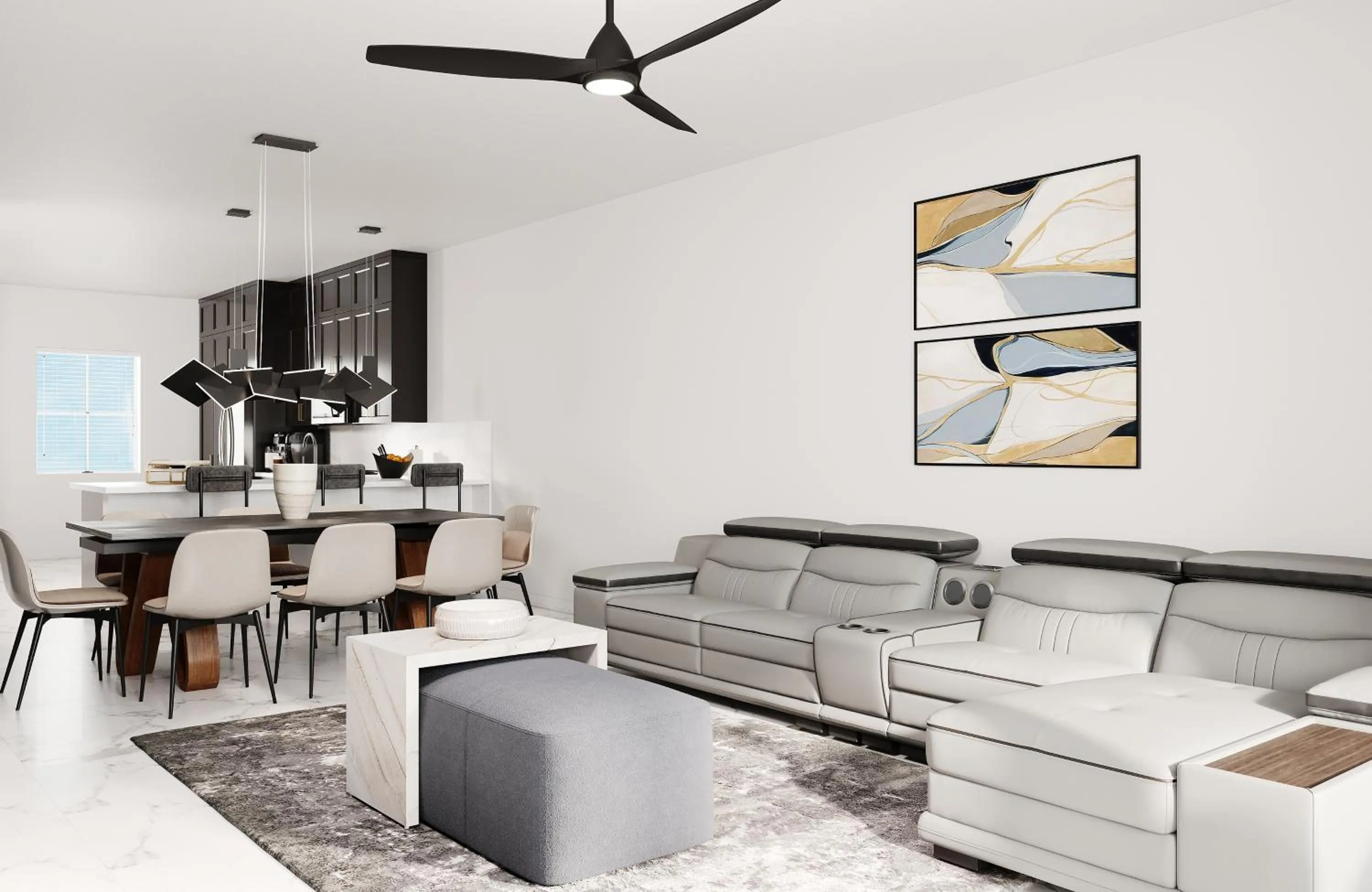 Living room in Villatel Orlando Resort, Apartments by Marriott Bonvoy