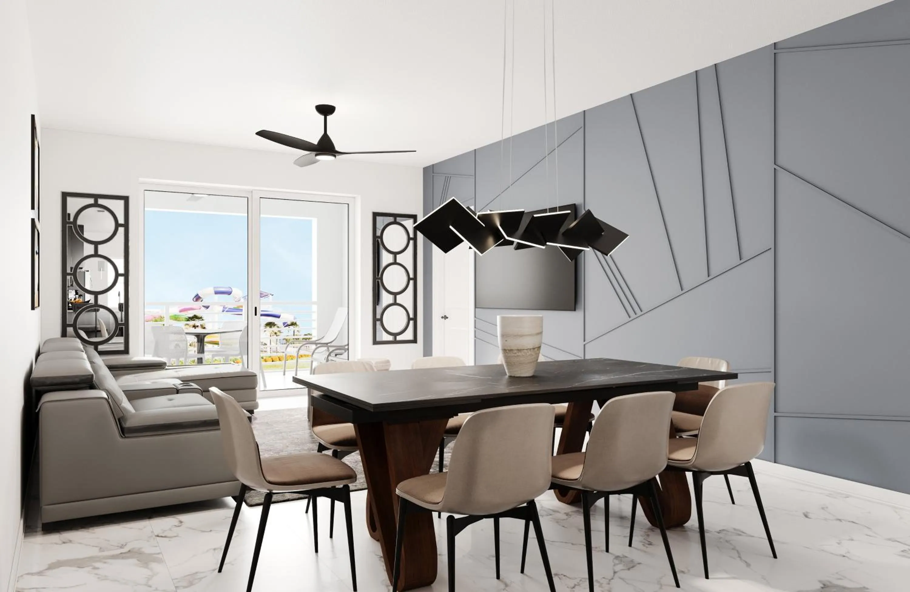 Dining area in Villatel Orlando Resort, Apartments by Marriott Bonvoy