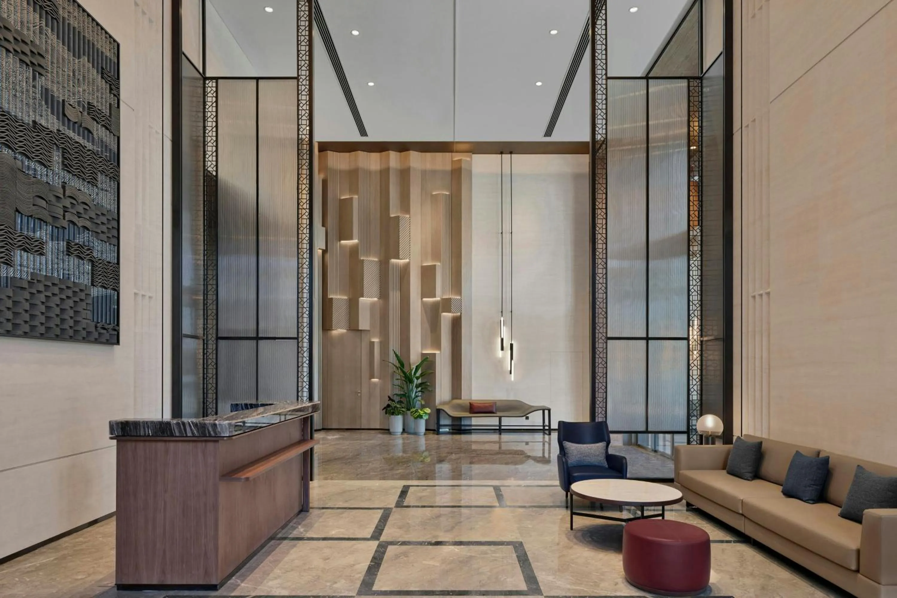 Lobby or reception in AC Hotel Suzhou Industrial Park