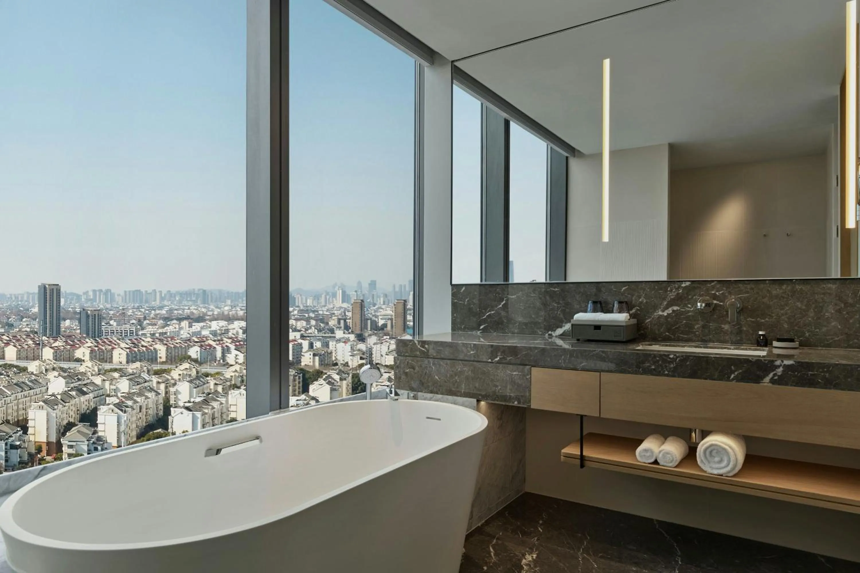 Bathroom in AC Hotel Suzhou Industrial Park