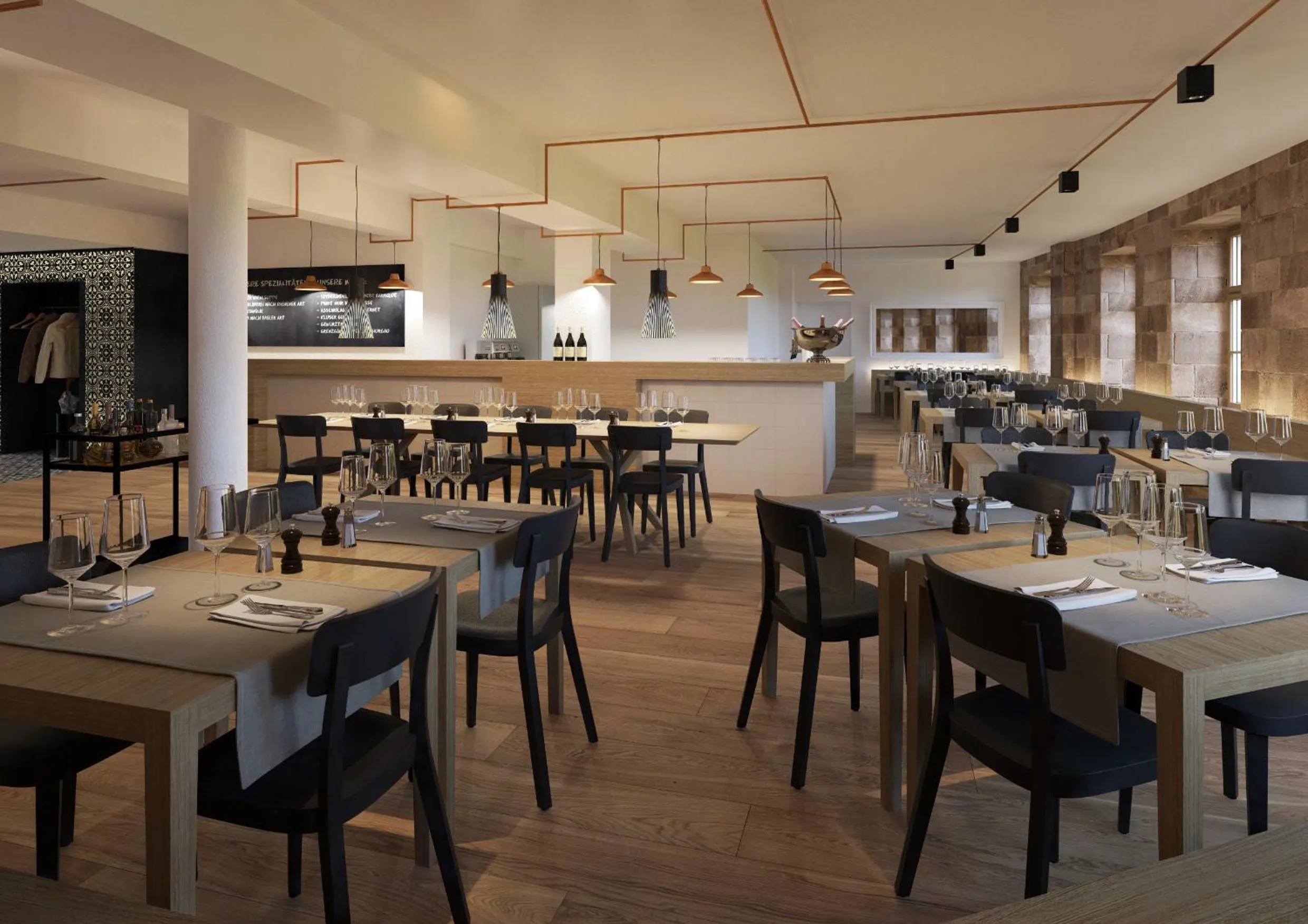 Restaurant/places to eat in East West Hotel Basel