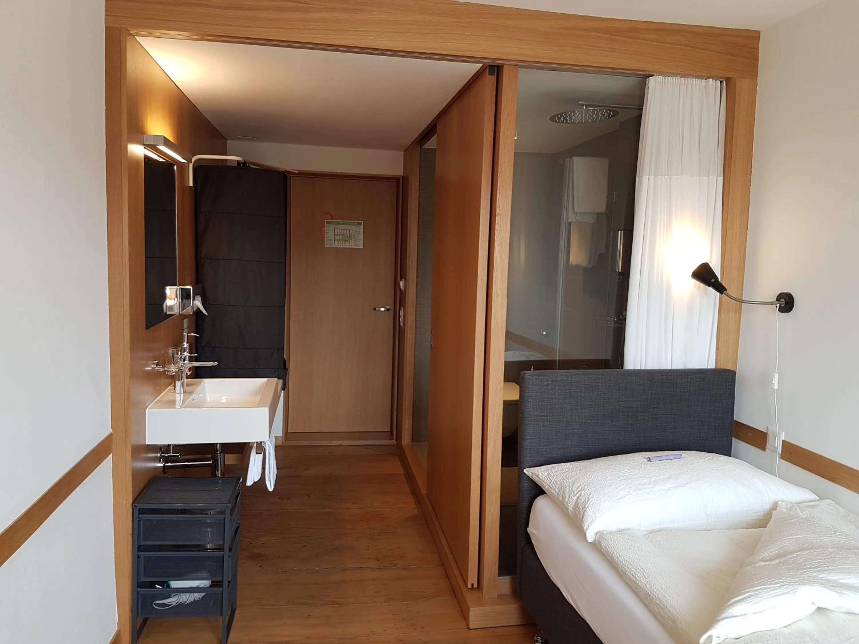 Decorative detail, Bed in East West Hotel Basel