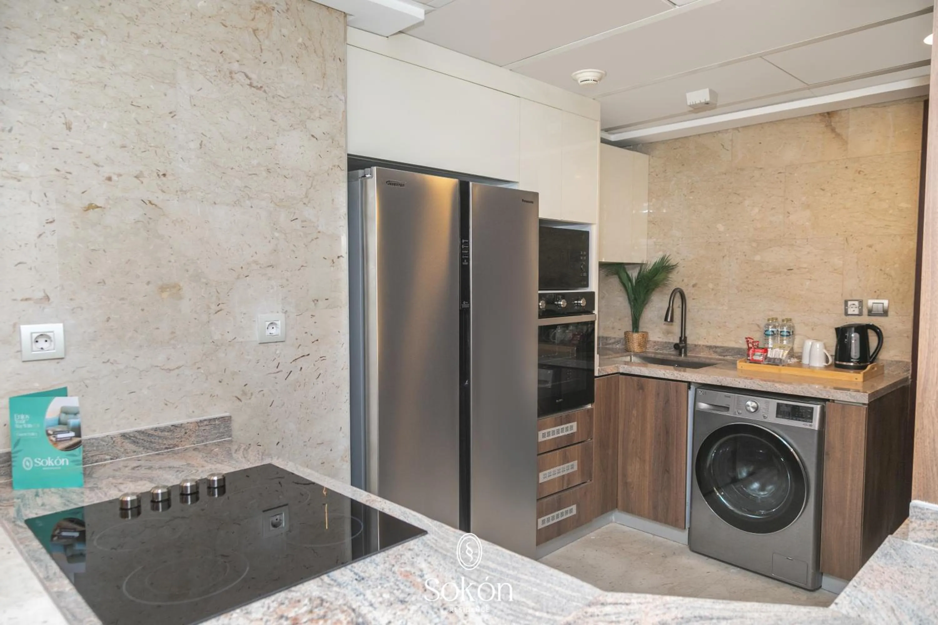 kitchen in Sokon Residence Partial Nile view at Maadi