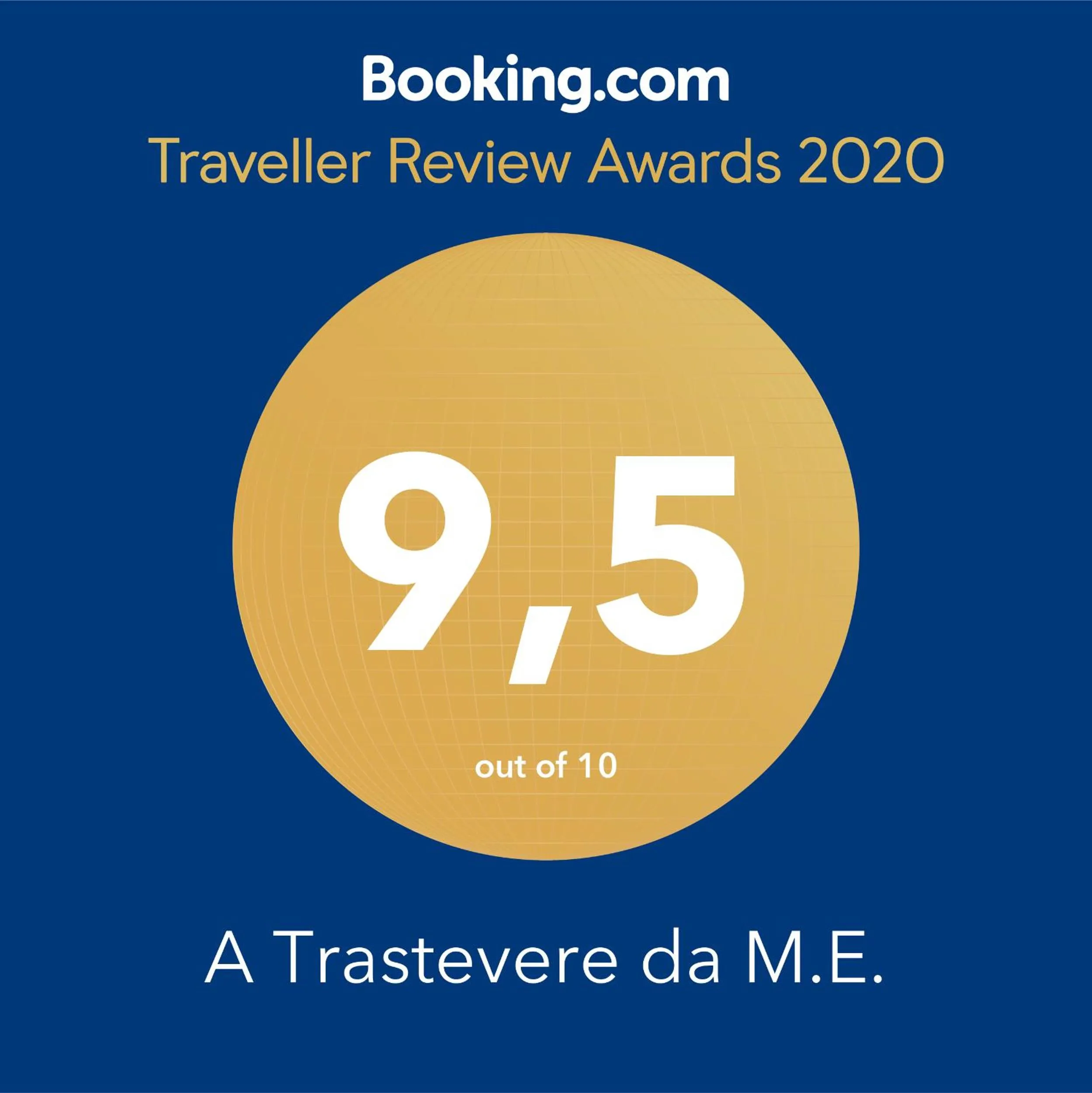 Certificate/Award in A Trastevere da M.E.