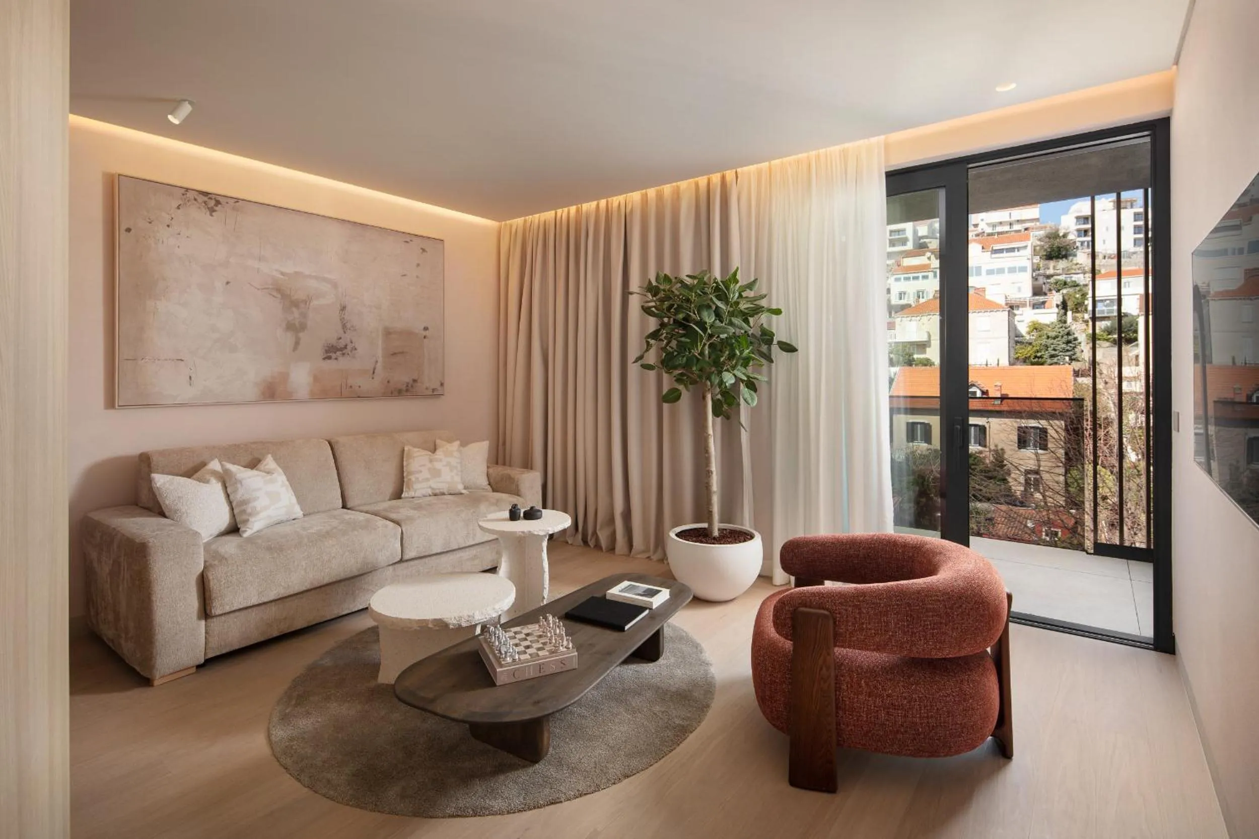 Living room in Hotel Sumratin