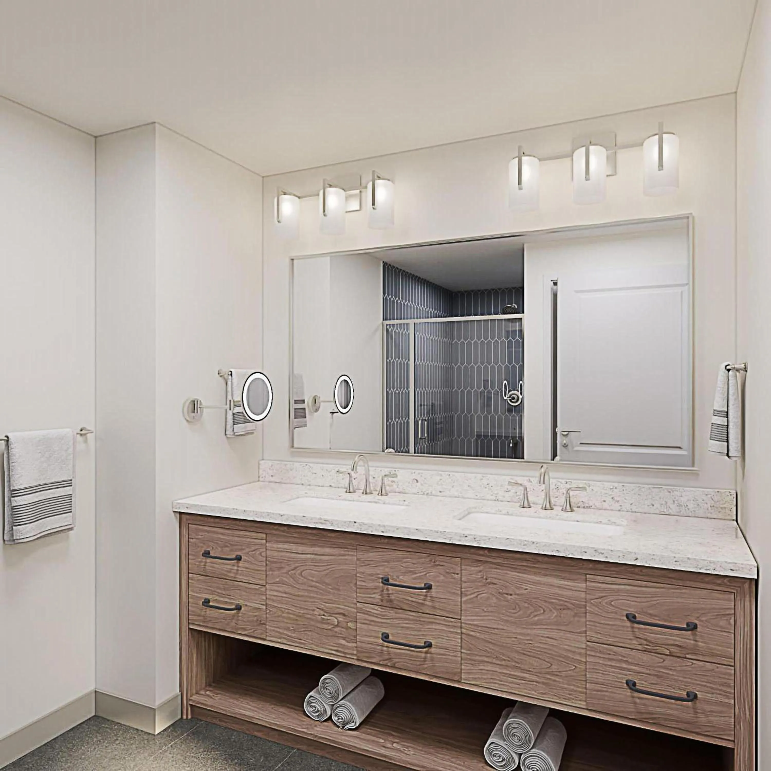 Bathroom in Hilton Vacation Club Mill Springs Lodge Pigeon Forge