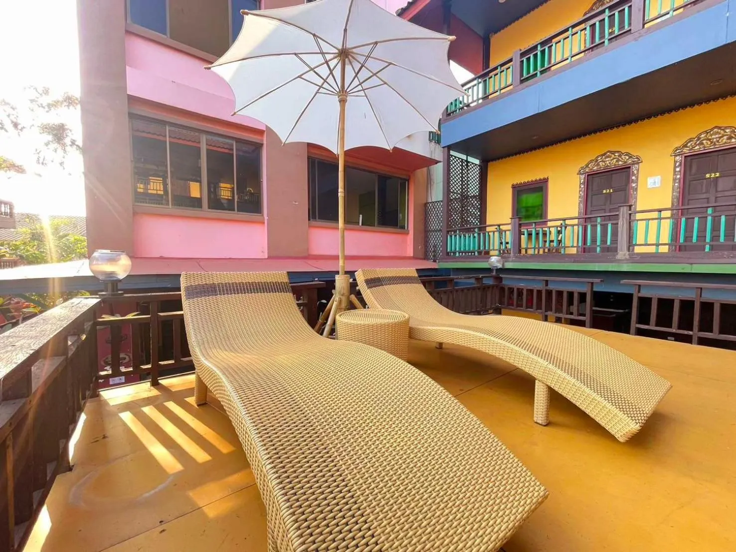 Balcony/Terrace in Lanna Boutique Resort Chiang Mai