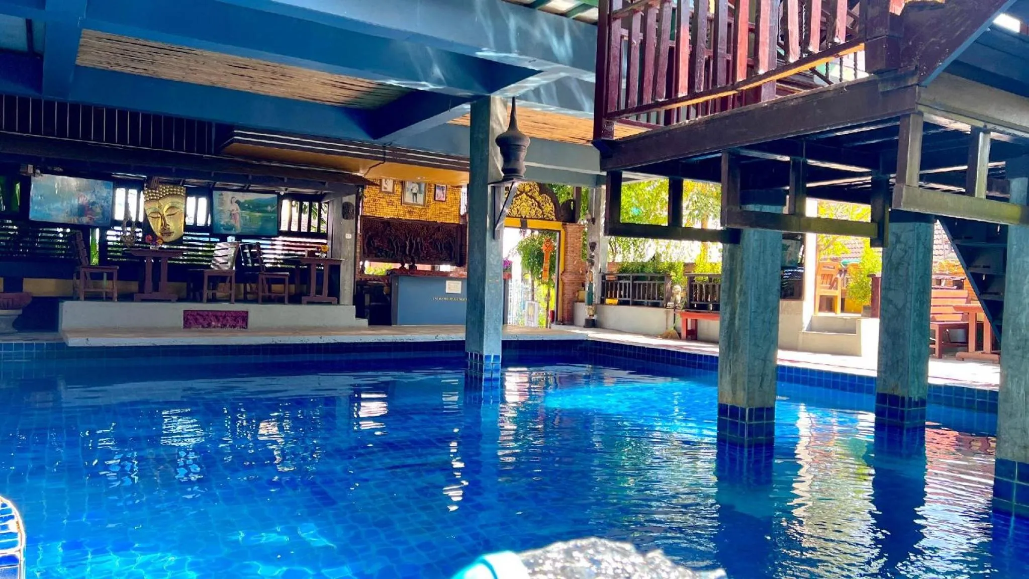 Pool view in Lanna Boutique Resort Chiang Mai