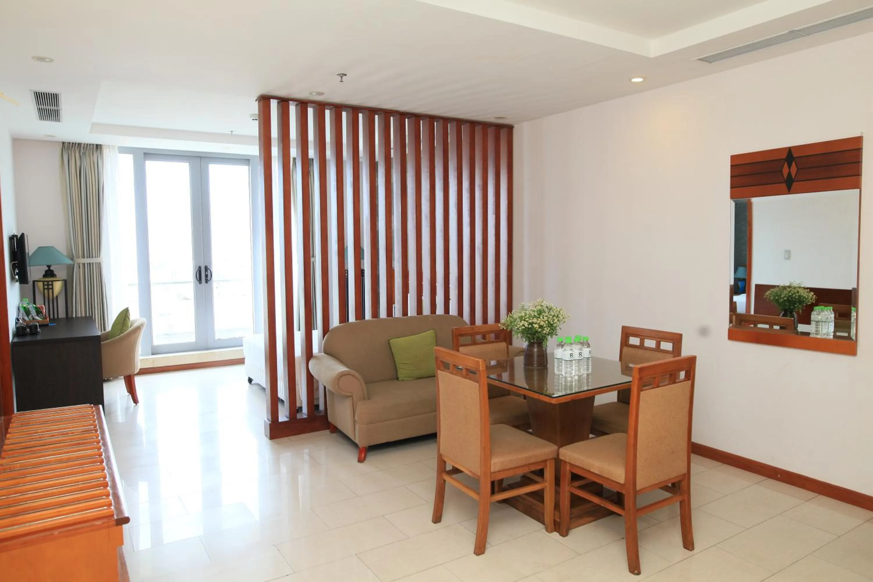 Seating area in Richico Apartments And Hotel