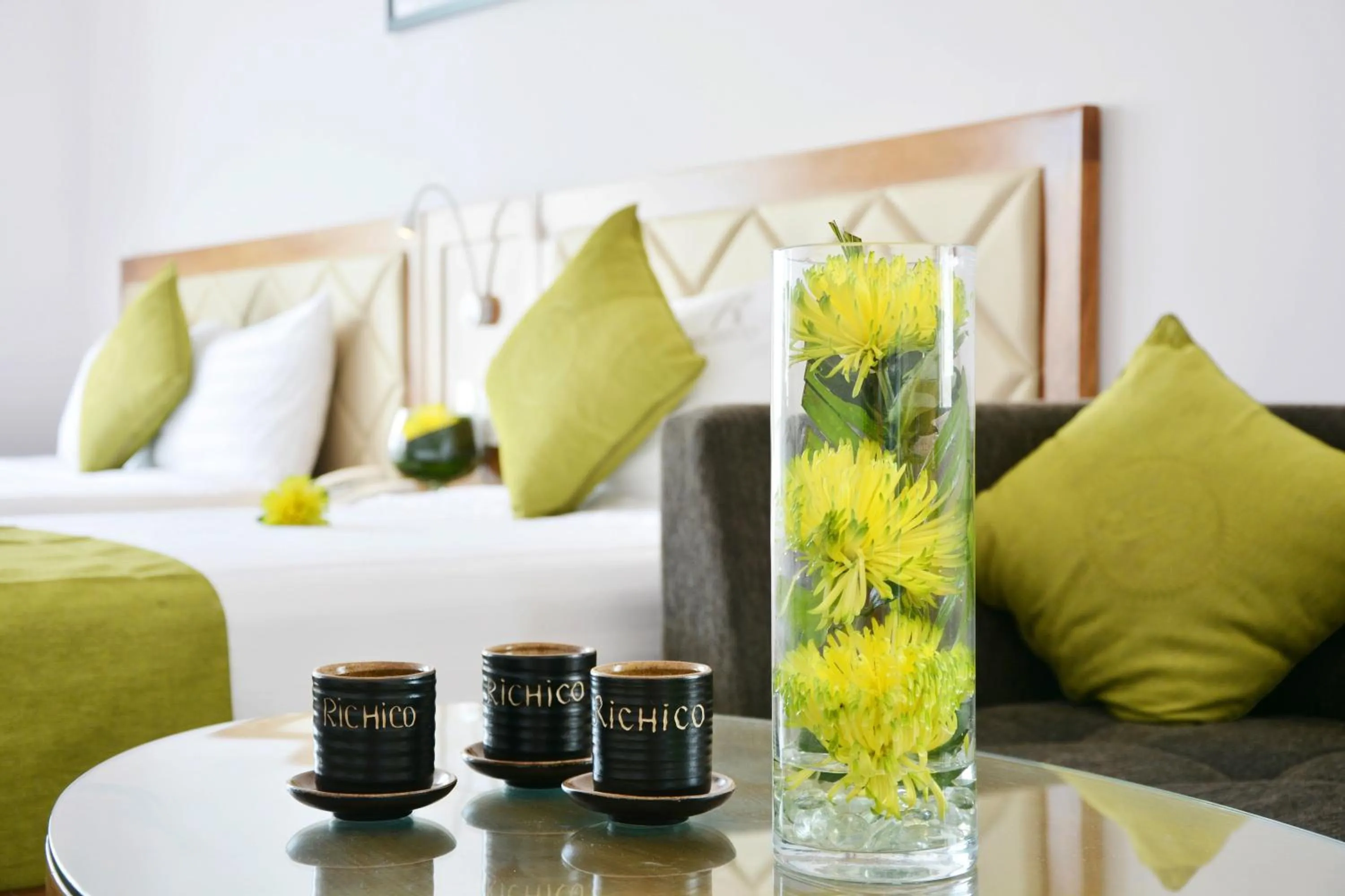 Seating area in Richico Apartments And Hotel