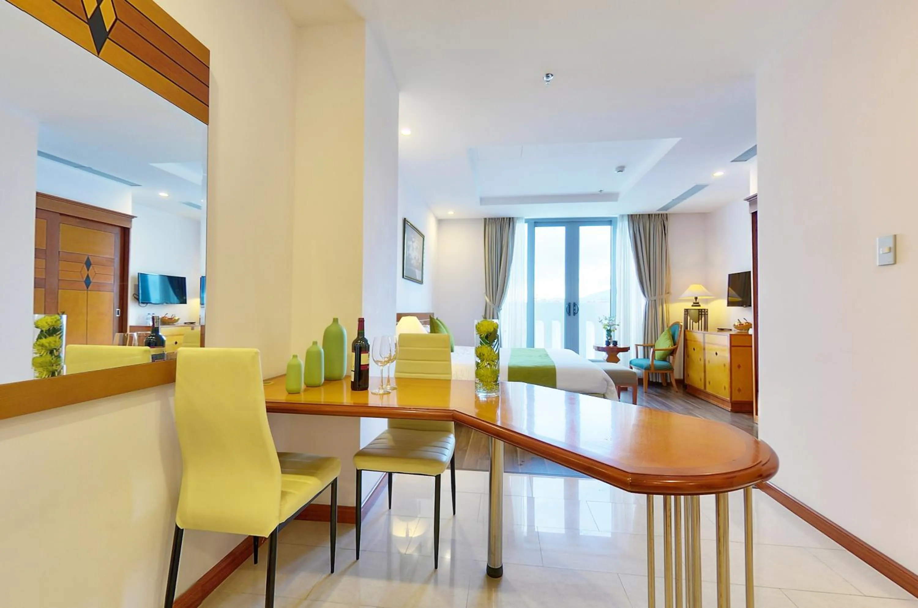 Seating area in Richico Apartments And Hotel