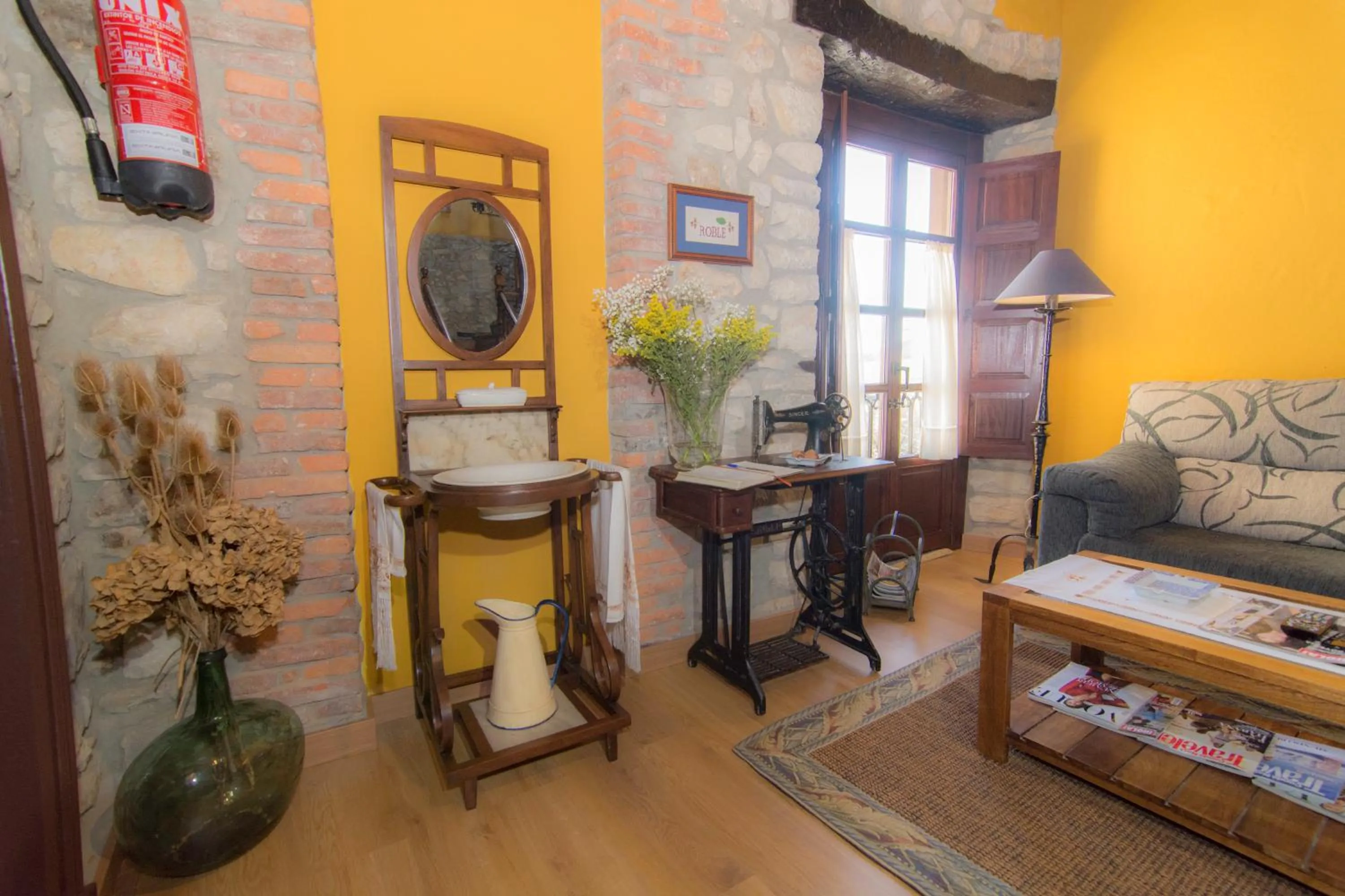 Communal lounge/ TV room in La Casona de Tresgrandas