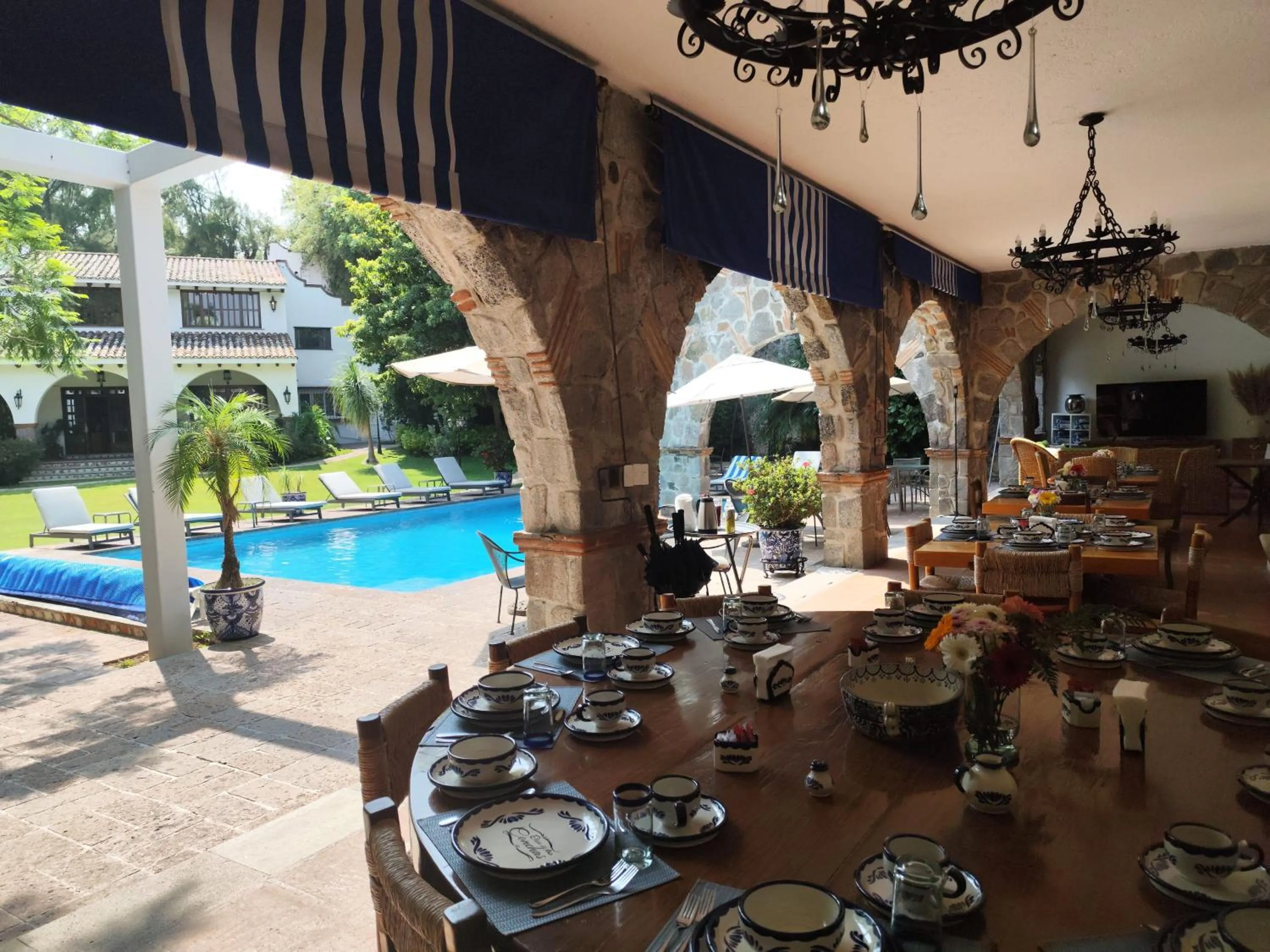 Patio in Casa de las Conchas Cuernavaca