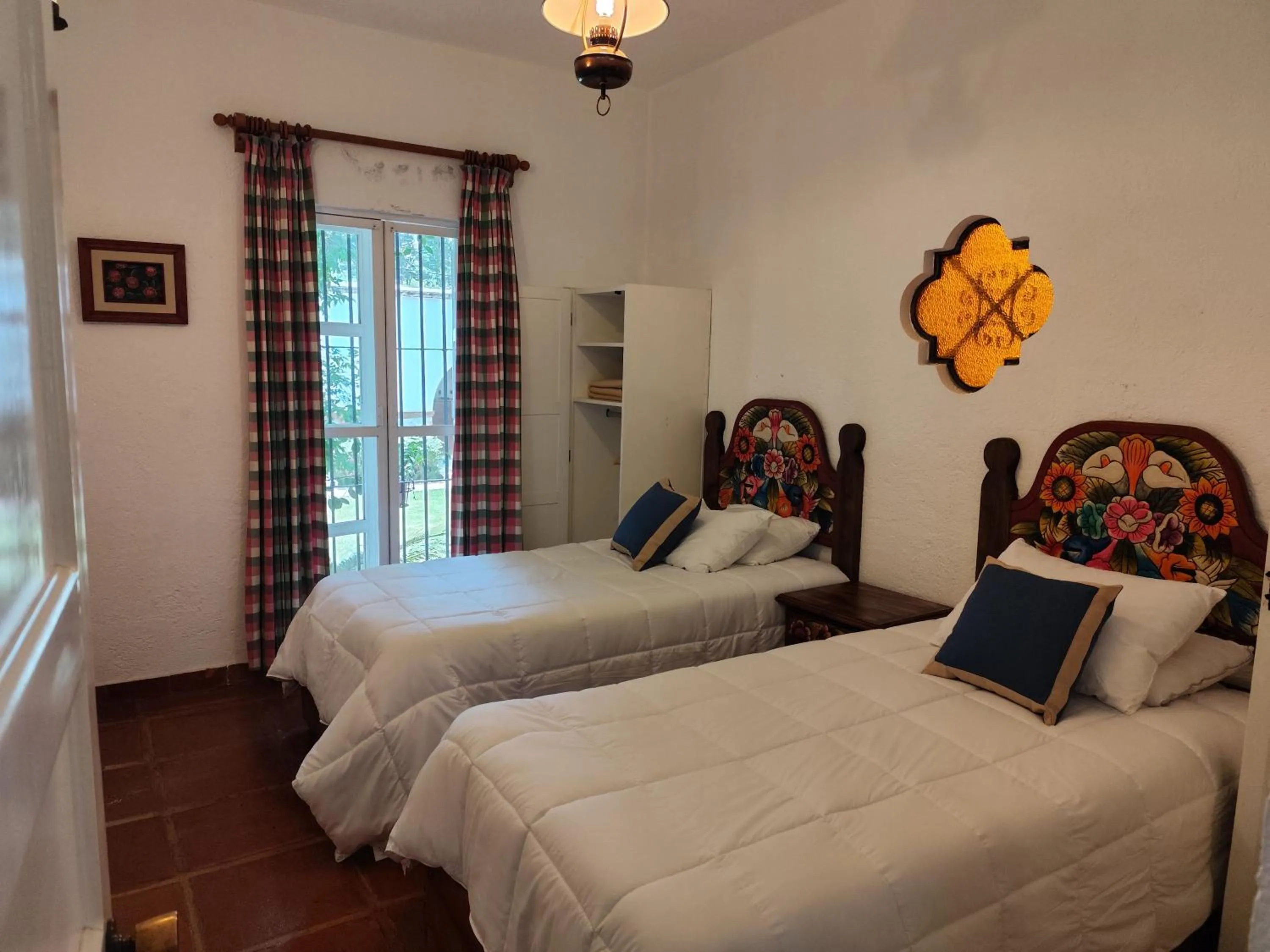 Bed in Casa de las Conchas Cuernavaca