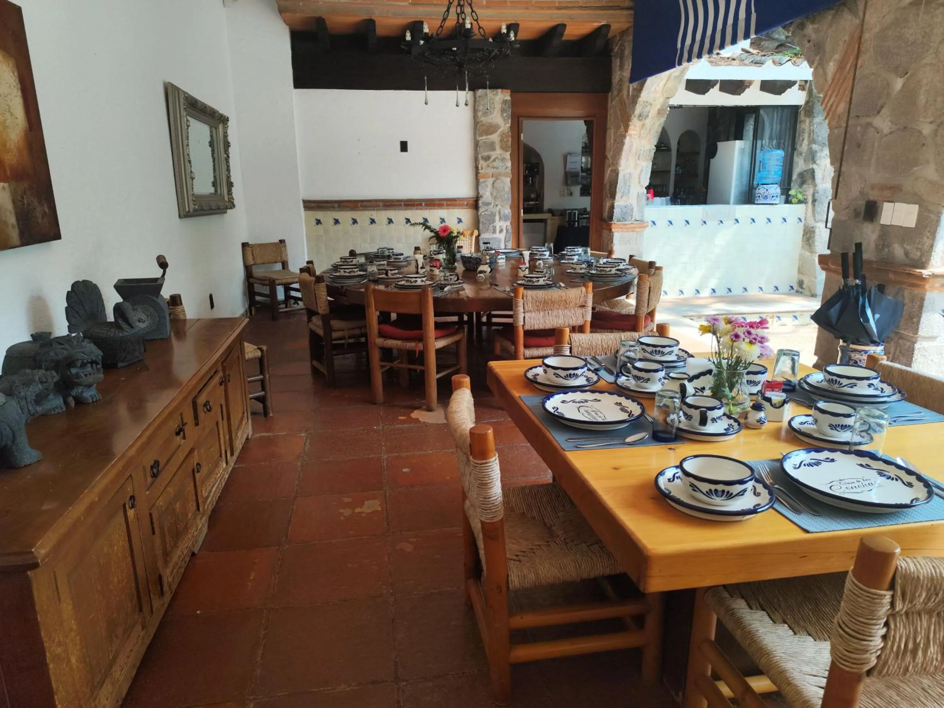 Restaurant/places to eat in Casa de las Conchas Cuernavaca