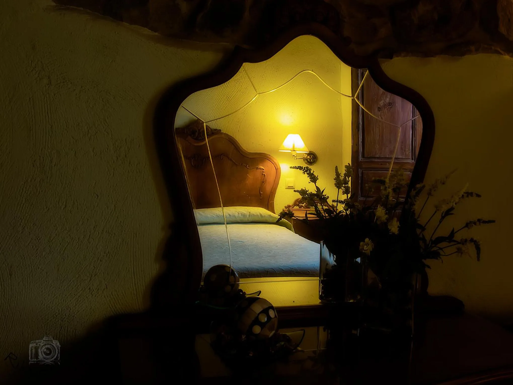 Bed in Posada Corral Mayor