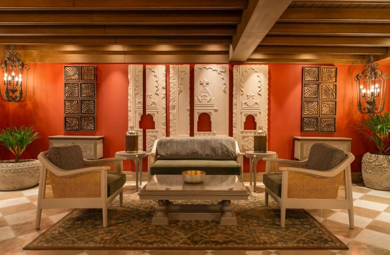 Living room in The Evren, Vagator - SLH-A Small Luxury Hotel