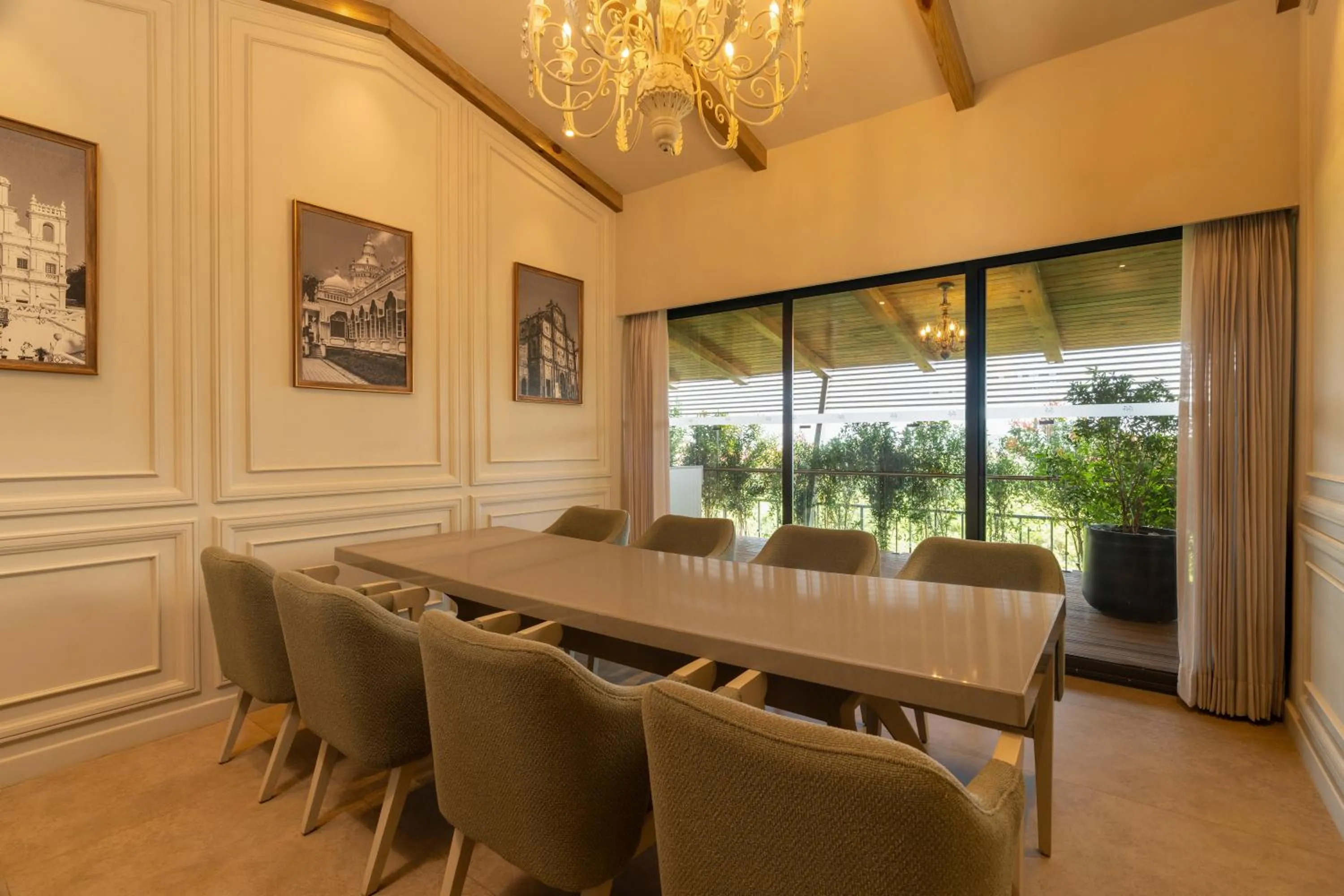 Seating area in The Evren, Vagator - SLH-A Small Luxury Hotel