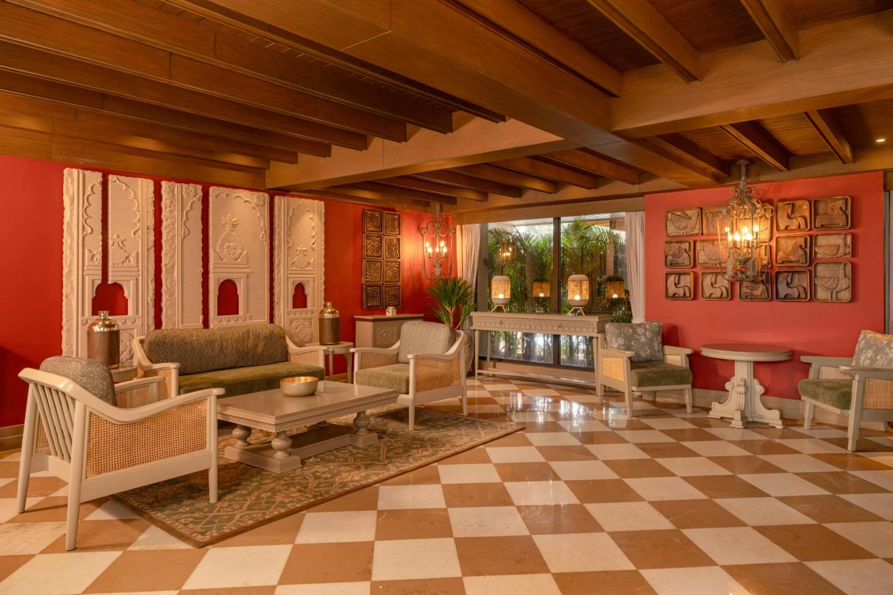 Living room in The Evren, Vagator - SLH-A Small Luxury Hotel