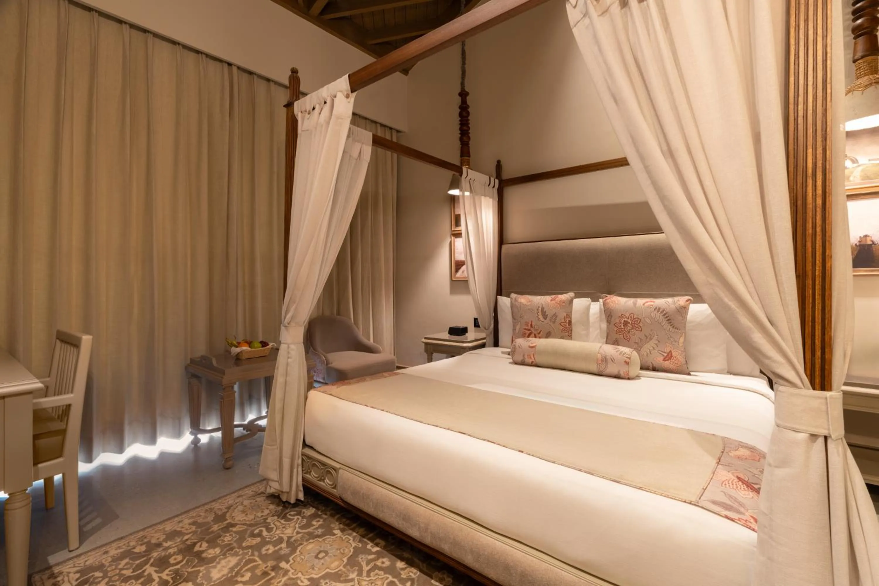 Bed in The Evren, Vagator - SLH-A Small Luxury Hotel