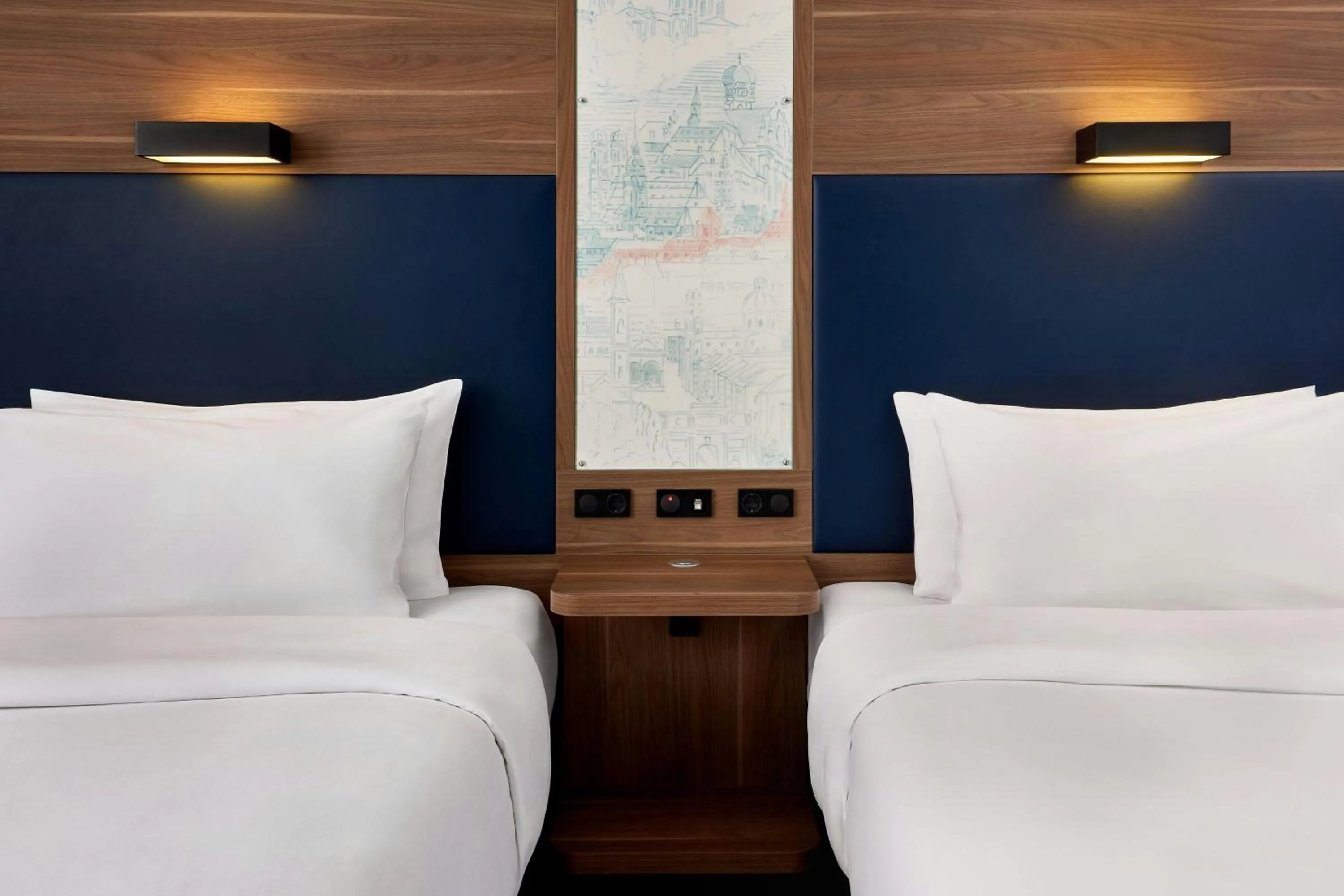 Photo of the whole room, Bed in Aloft München