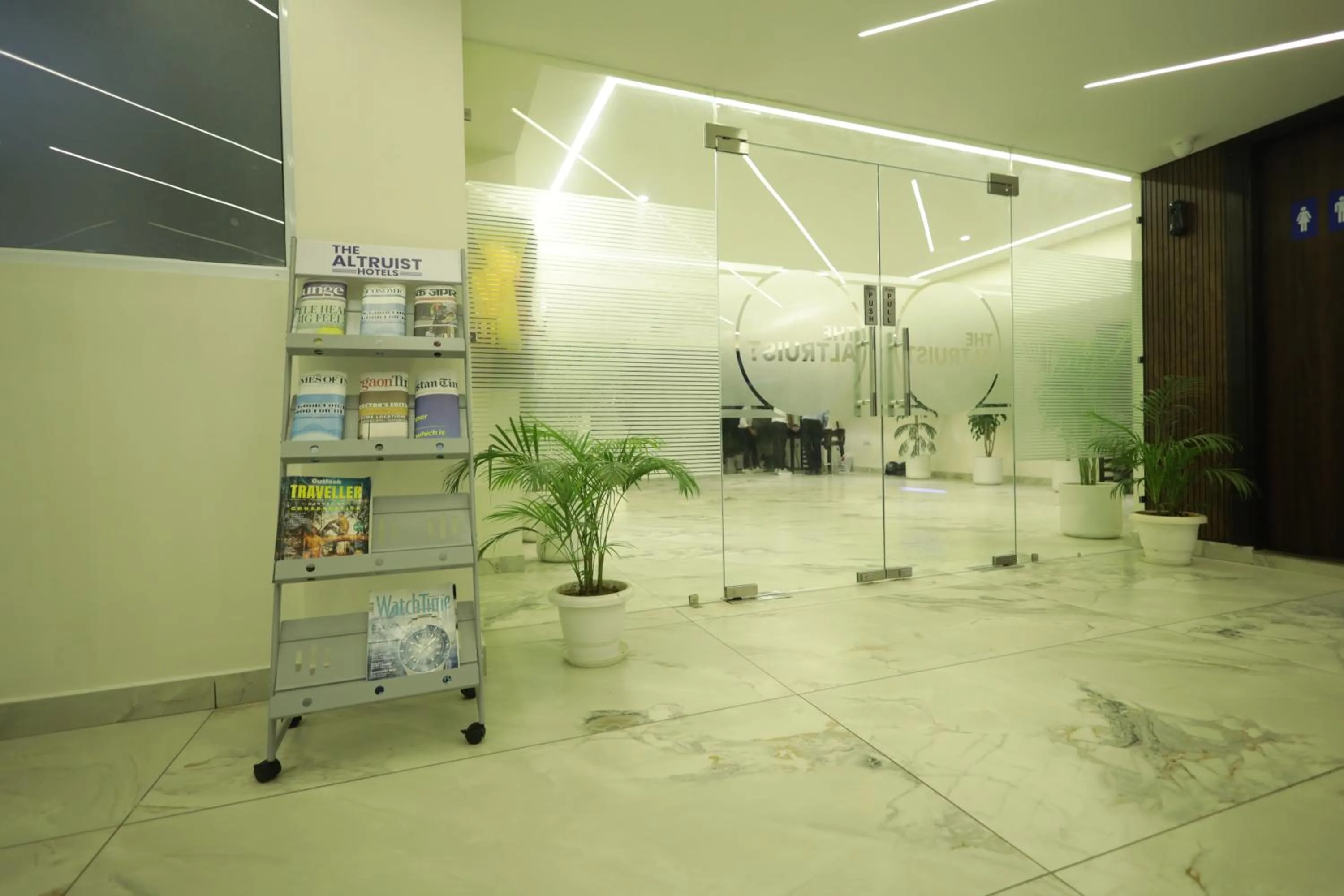 Lobby or reception in The Altruist Hotel Sec-57