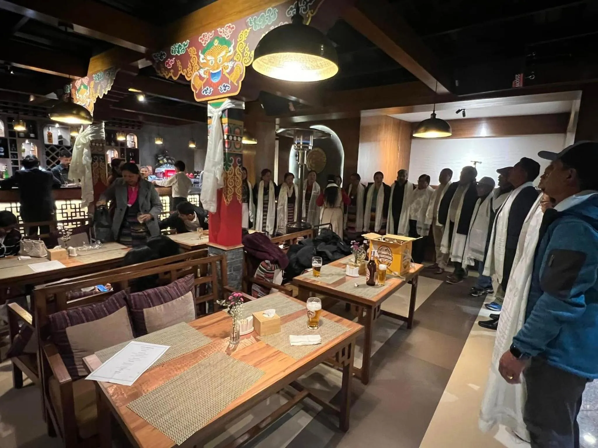 Lounge or bar in Hotel Sherpani