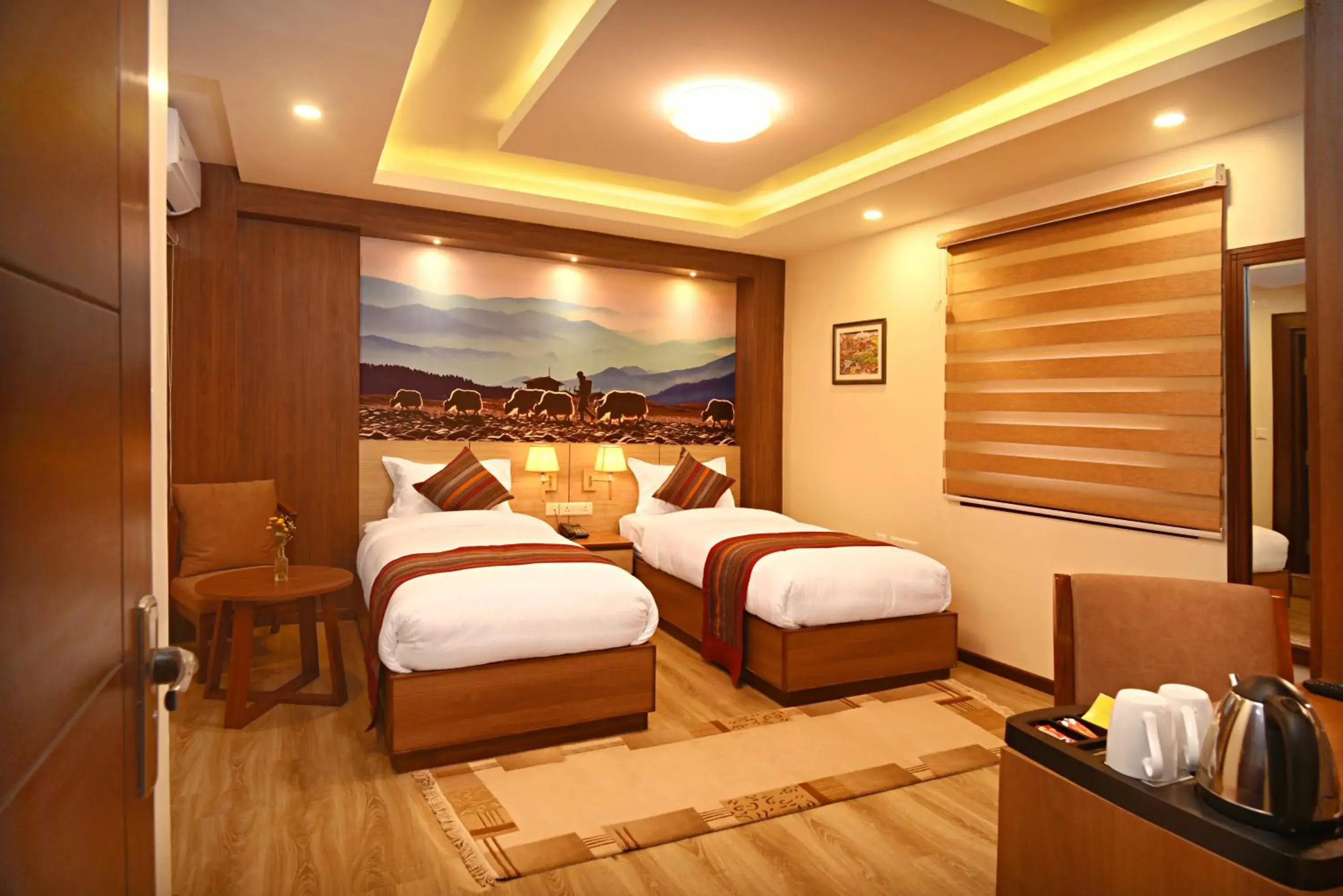 Deluxe Twin Room in Hotel Sherpani Deluxe Twin Room in Hotel Sherpani